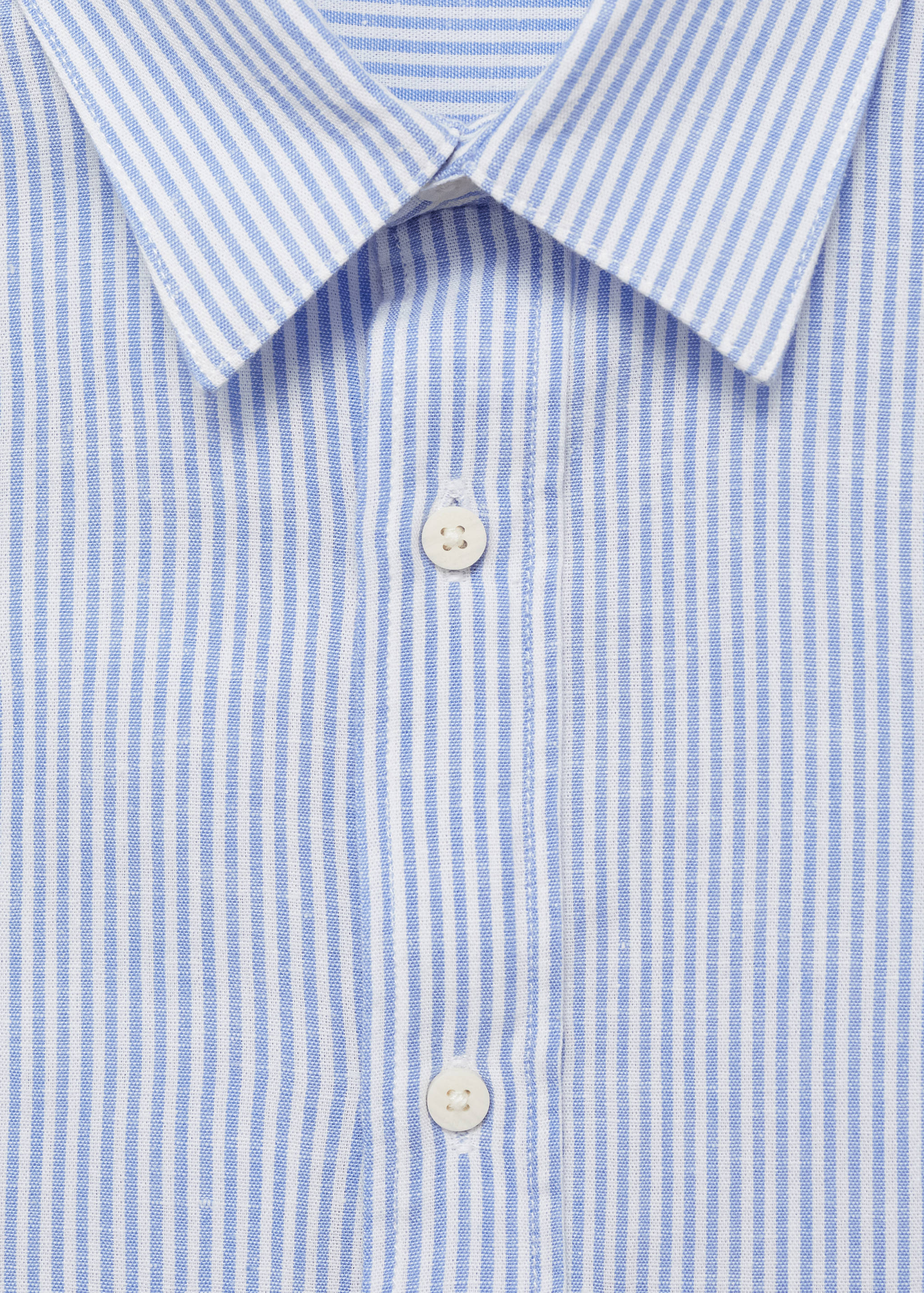 Linen oxford shirt - Details of the article 8