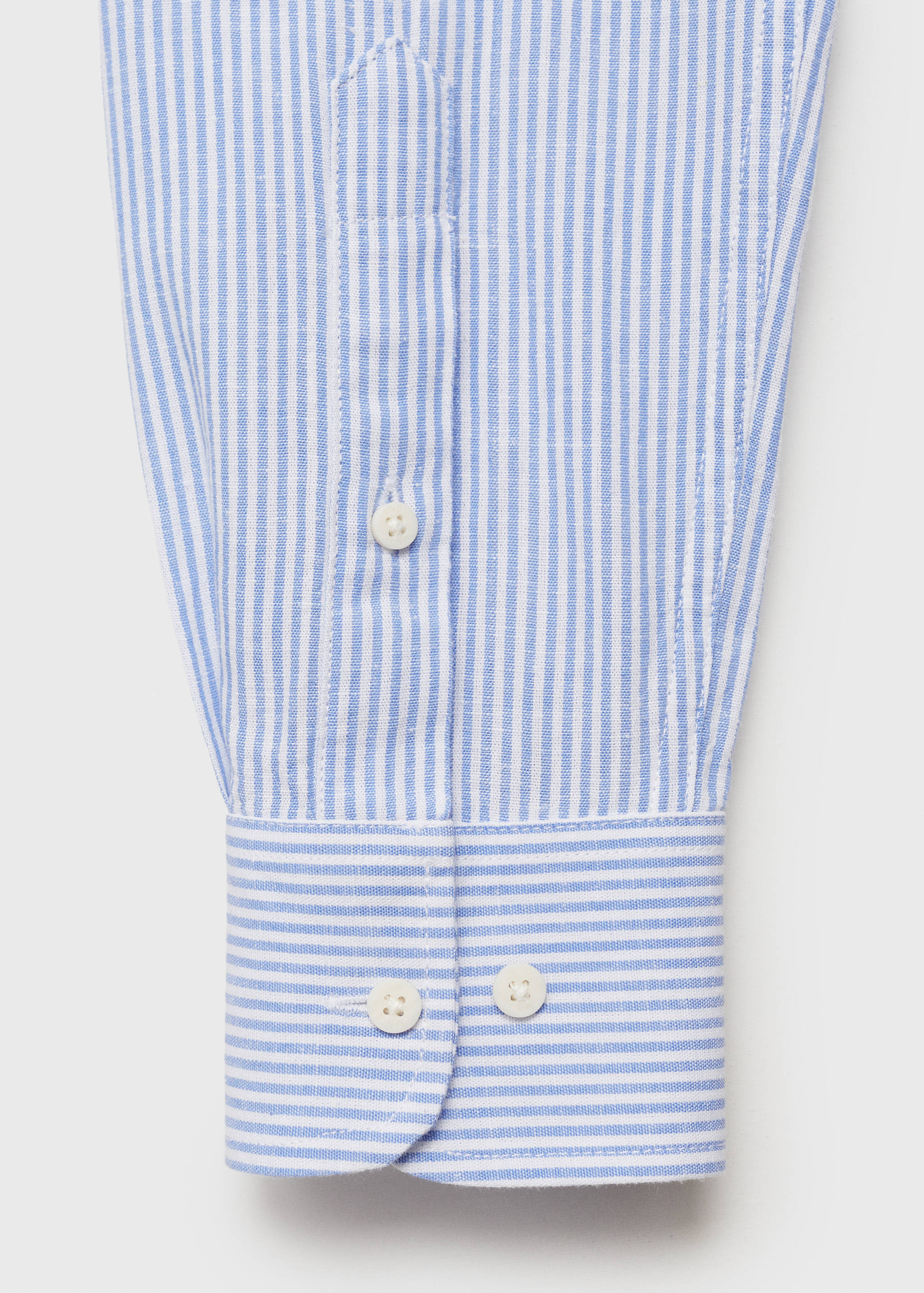 Linen oxford shirt - Details of the article 0