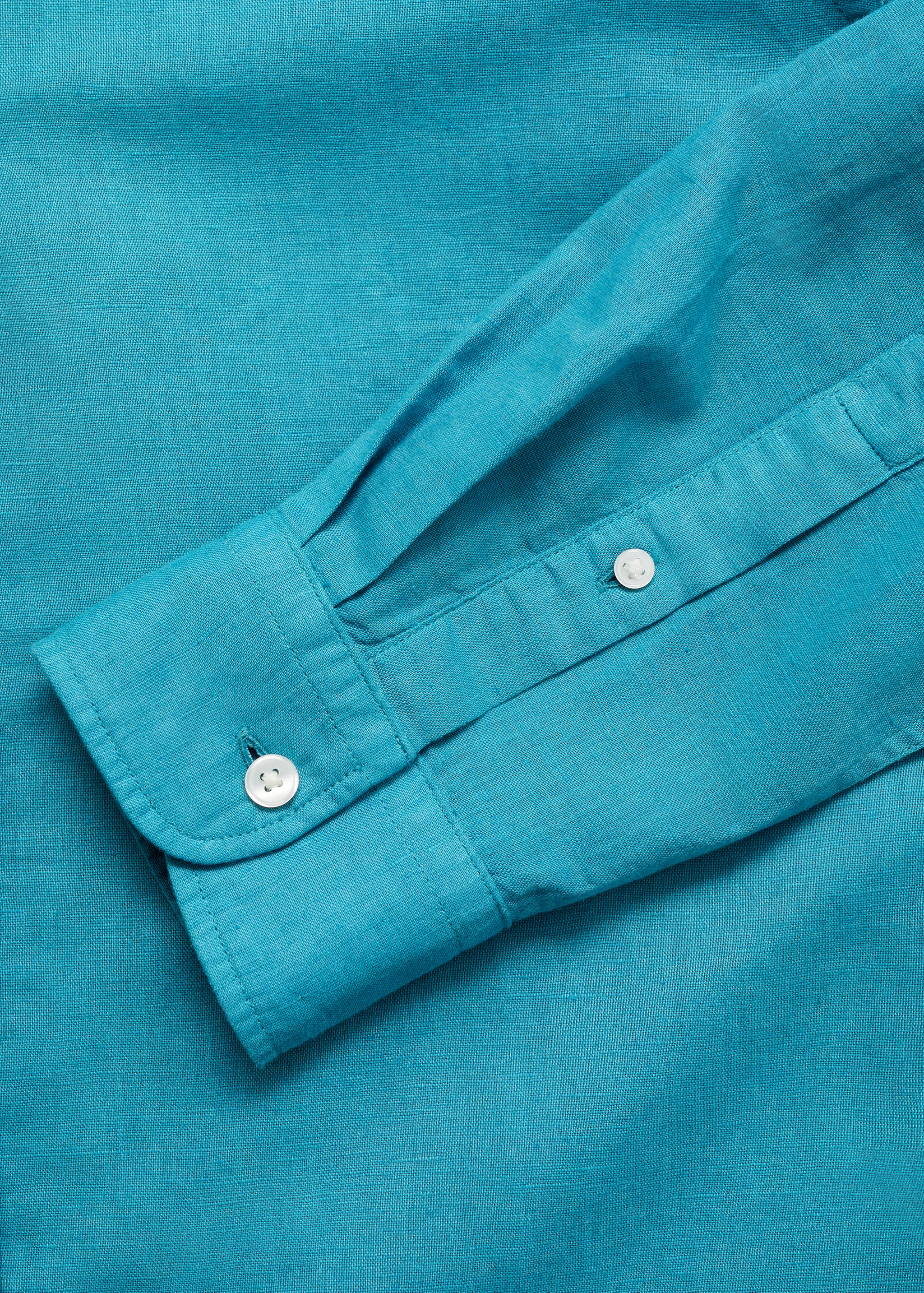 Linen-blend shirt - Details of the article 0