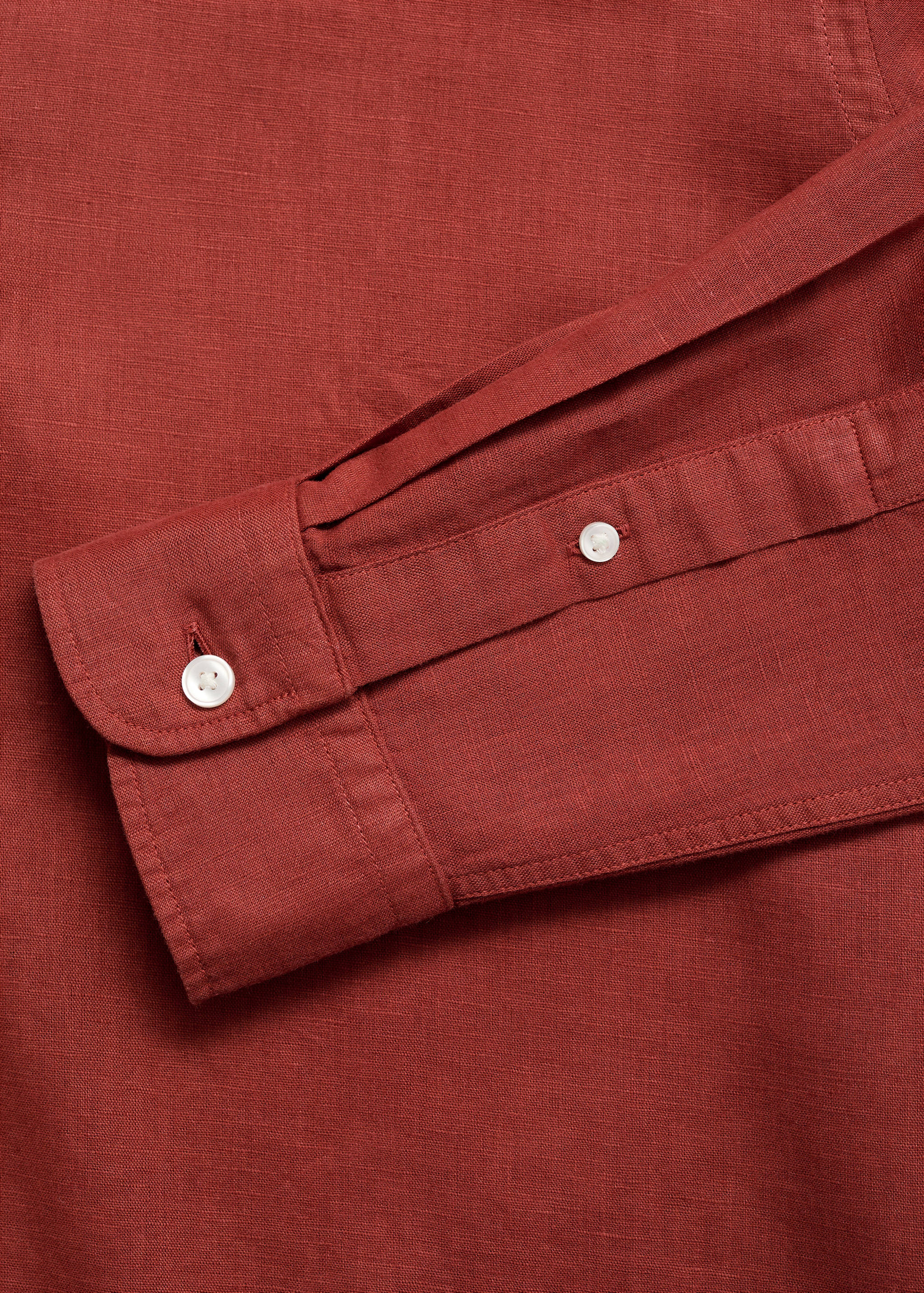 Linen-blend shirt - Details of the article 0