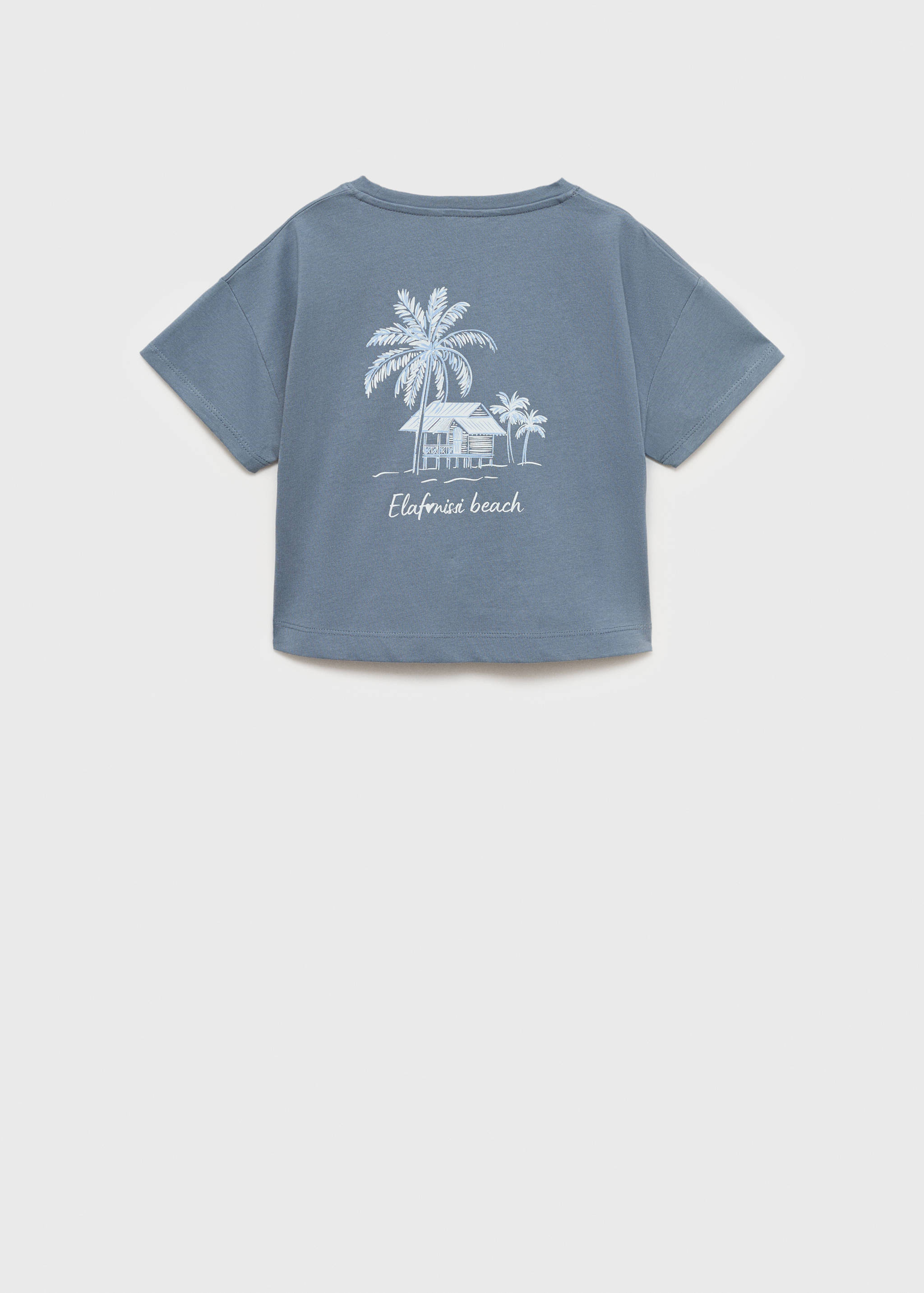 Short-sleeved printed t-shirt - Reverse of the article