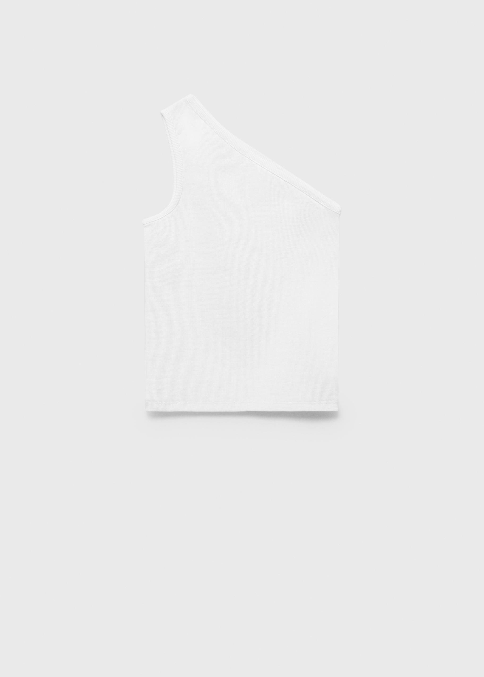 Asymmetrical ribbed top - Article without model