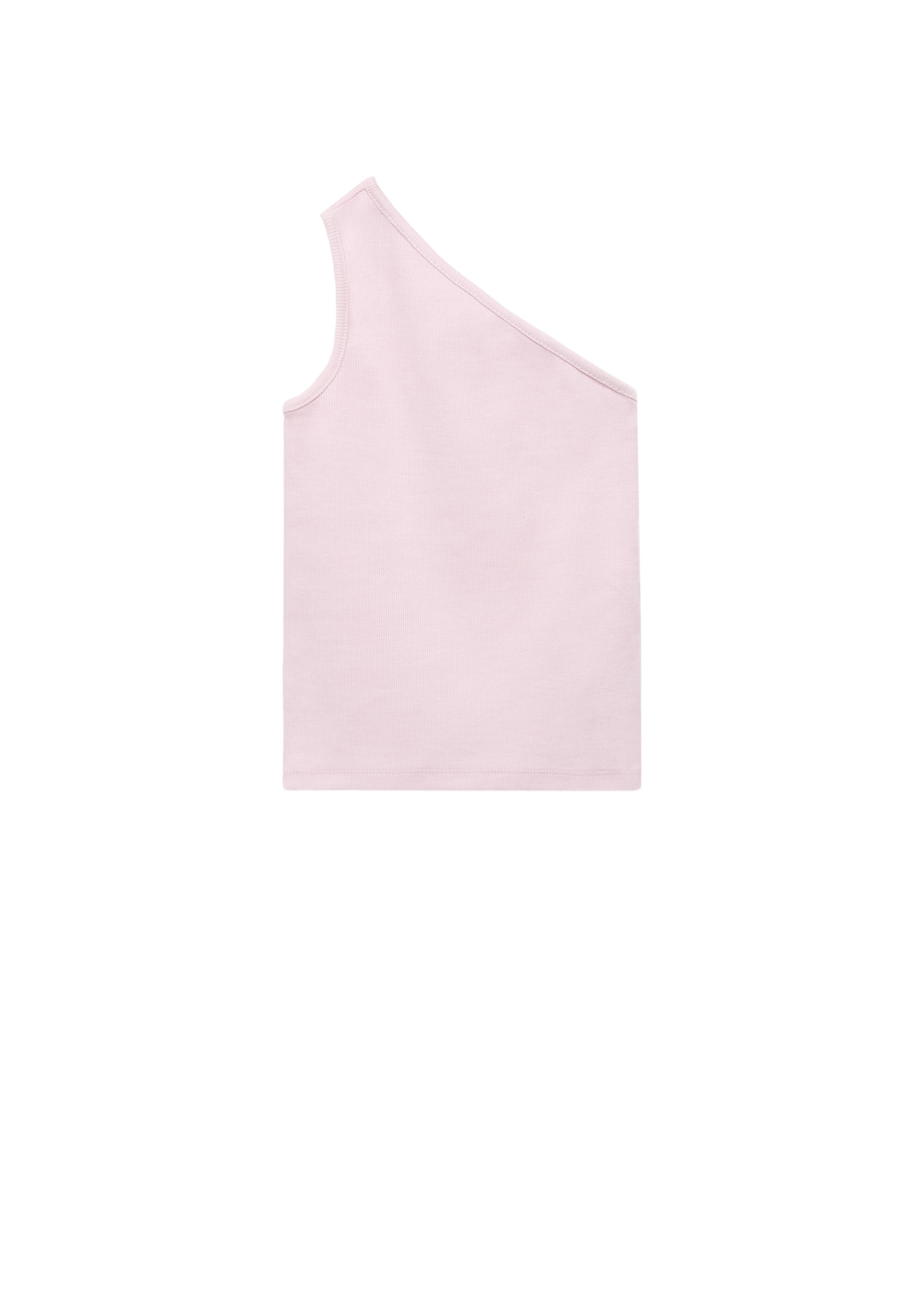 Asymmetrical ribbed top - Details of the article 0