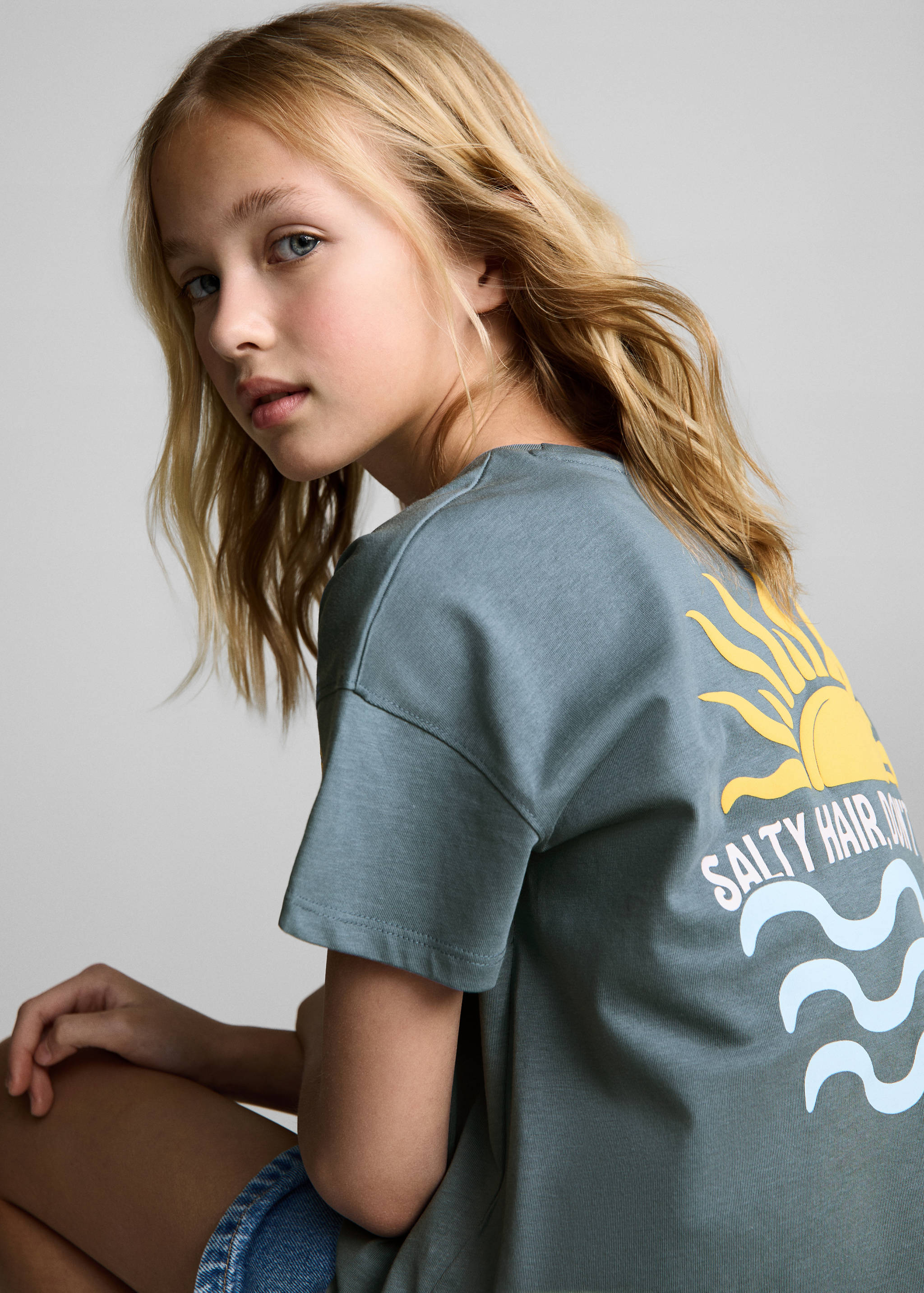 T-shirt imprimé relief - Détail de l'article 1