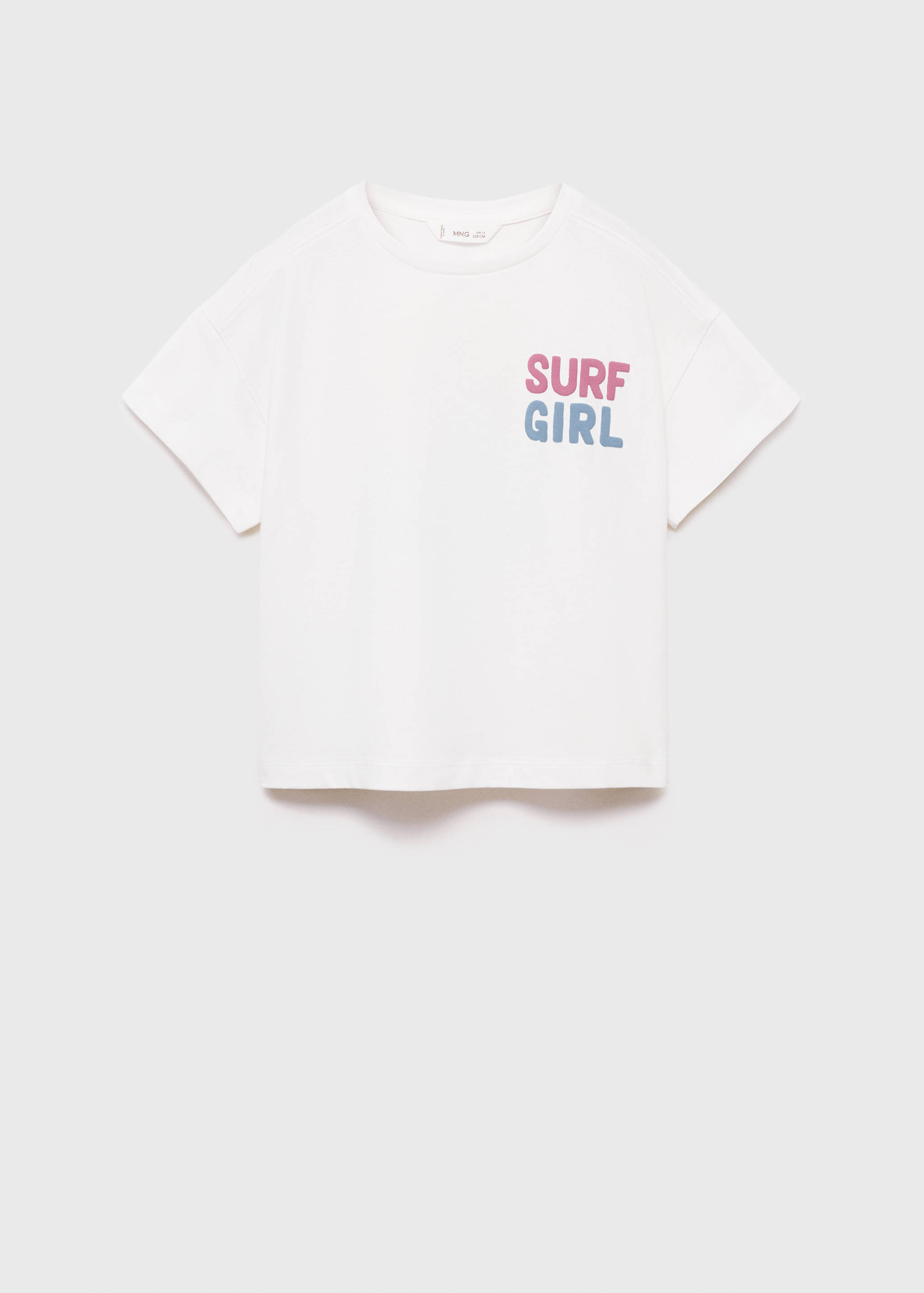 Embossed cotton t-shirt - Article without model