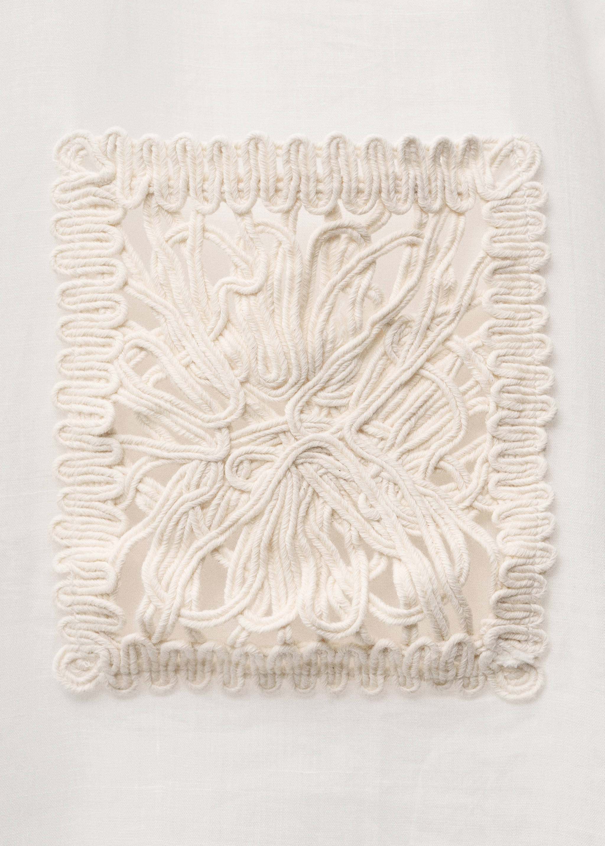 Ramie-Hemd mit bestickter Tasche - Detail des Artikels 8