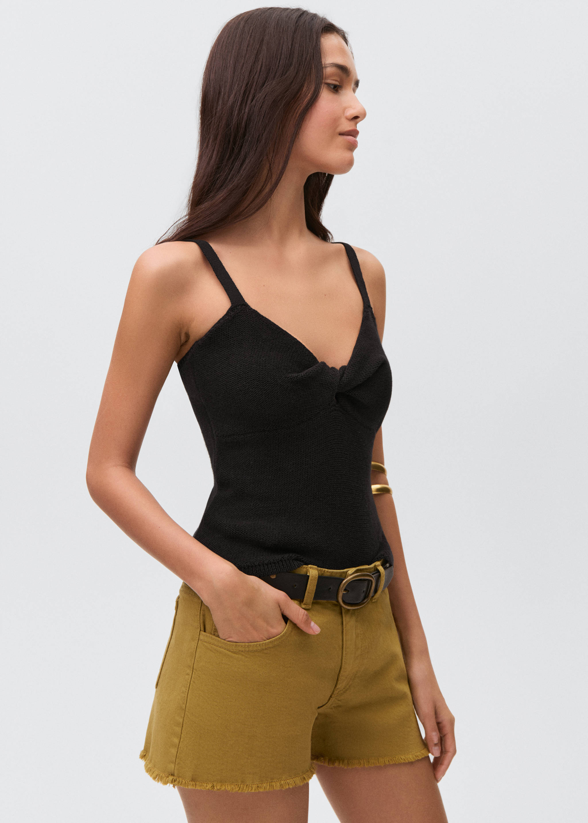 Stickat linne - Bild av mittparti