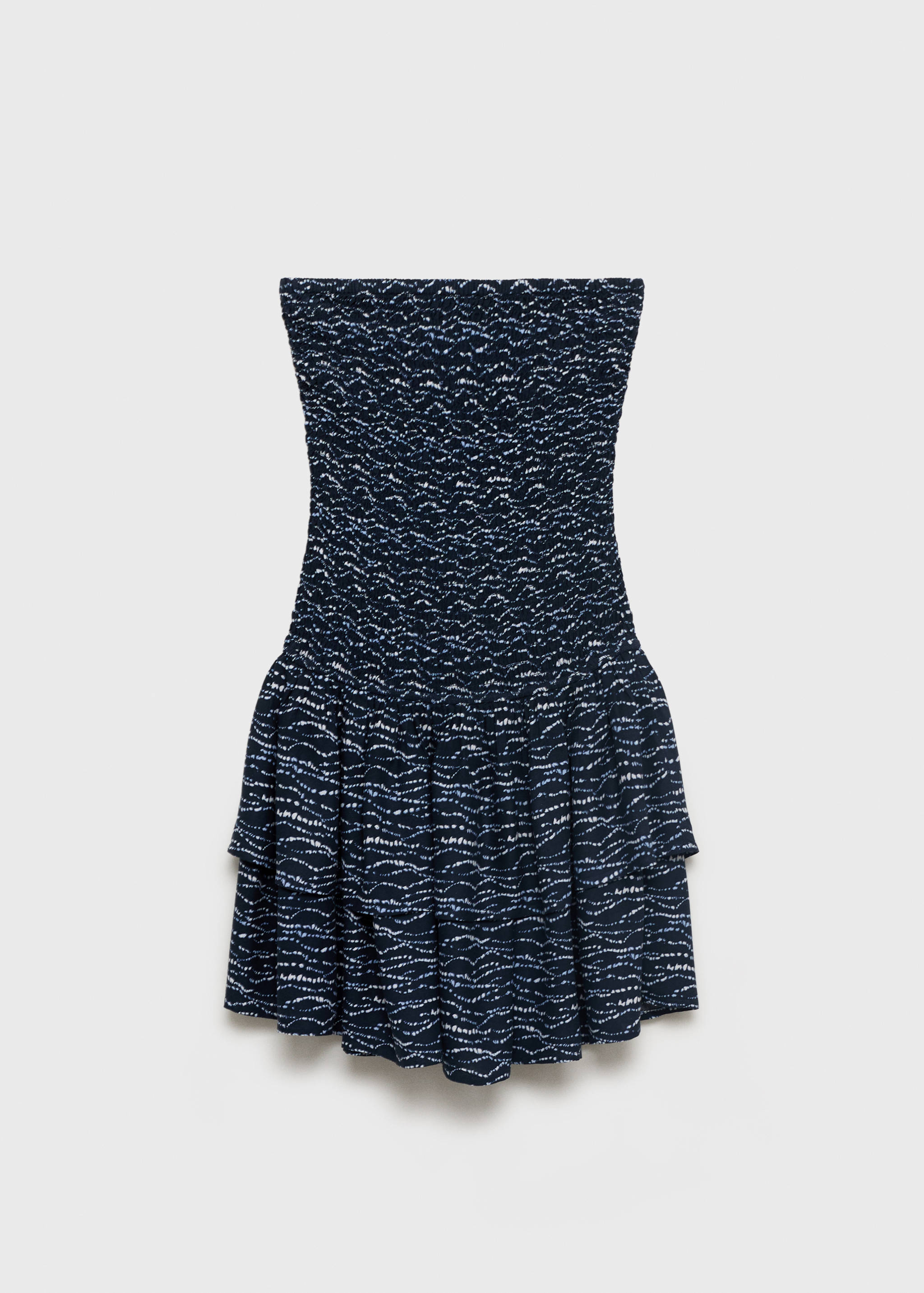 Robe imprimée à volants - Article sans modèle