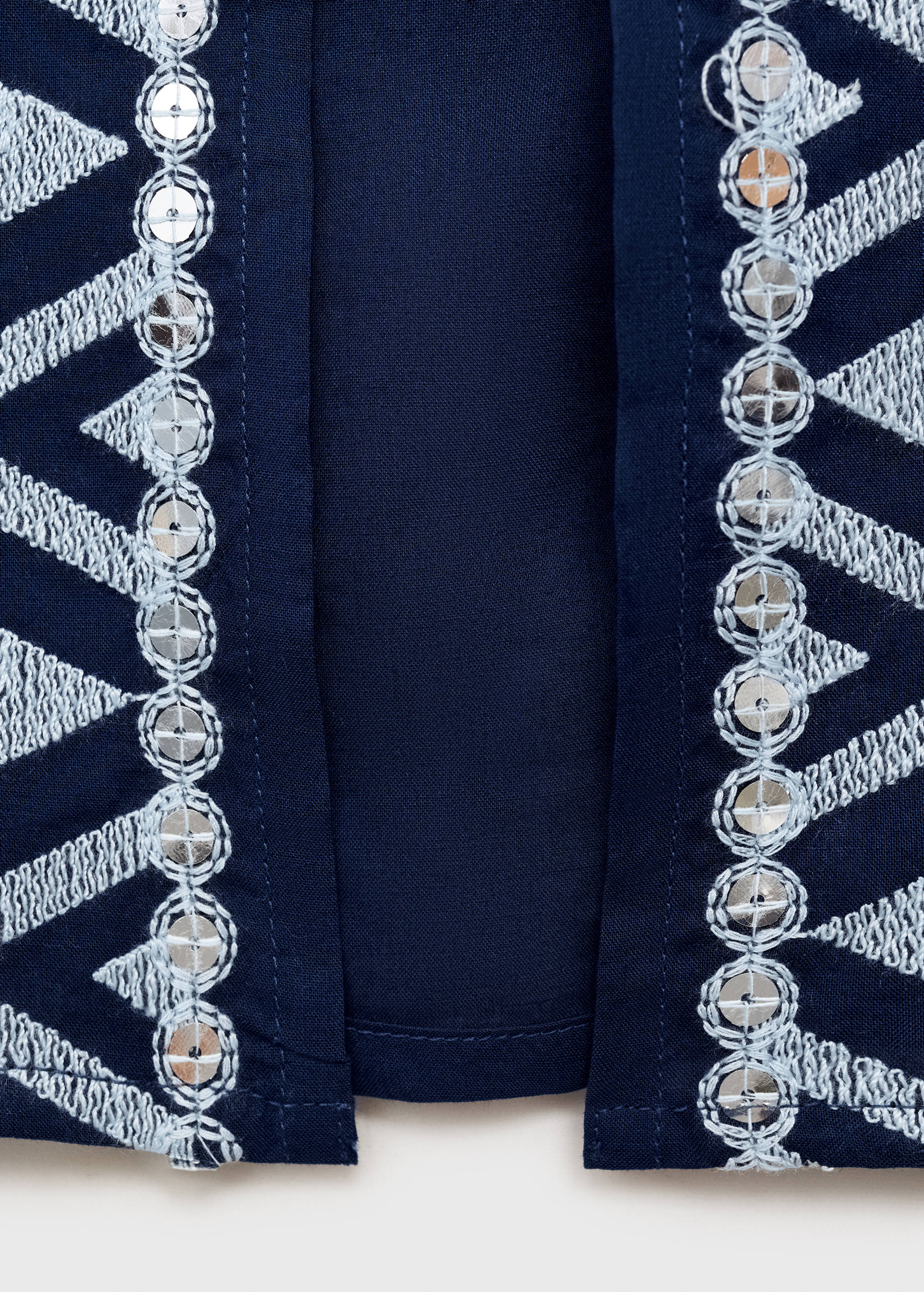 Mirror-embroidered top - Details of the article 0