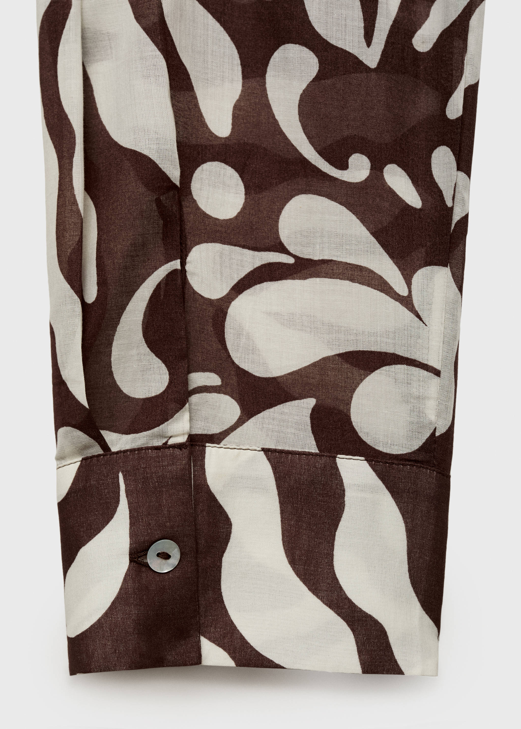 Printed cotton shirt - Details of the article 0