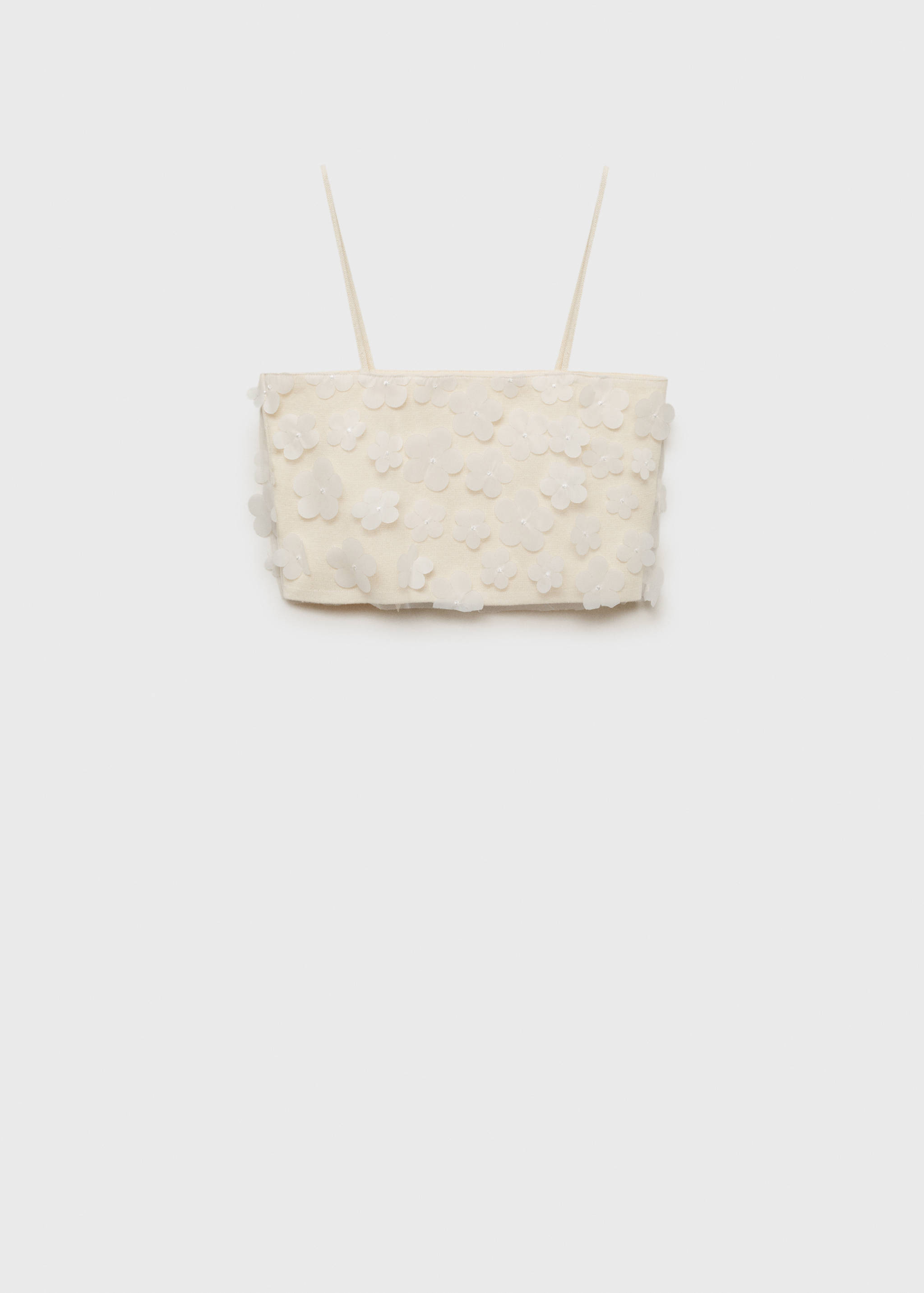 Embossed floral top - Article without model