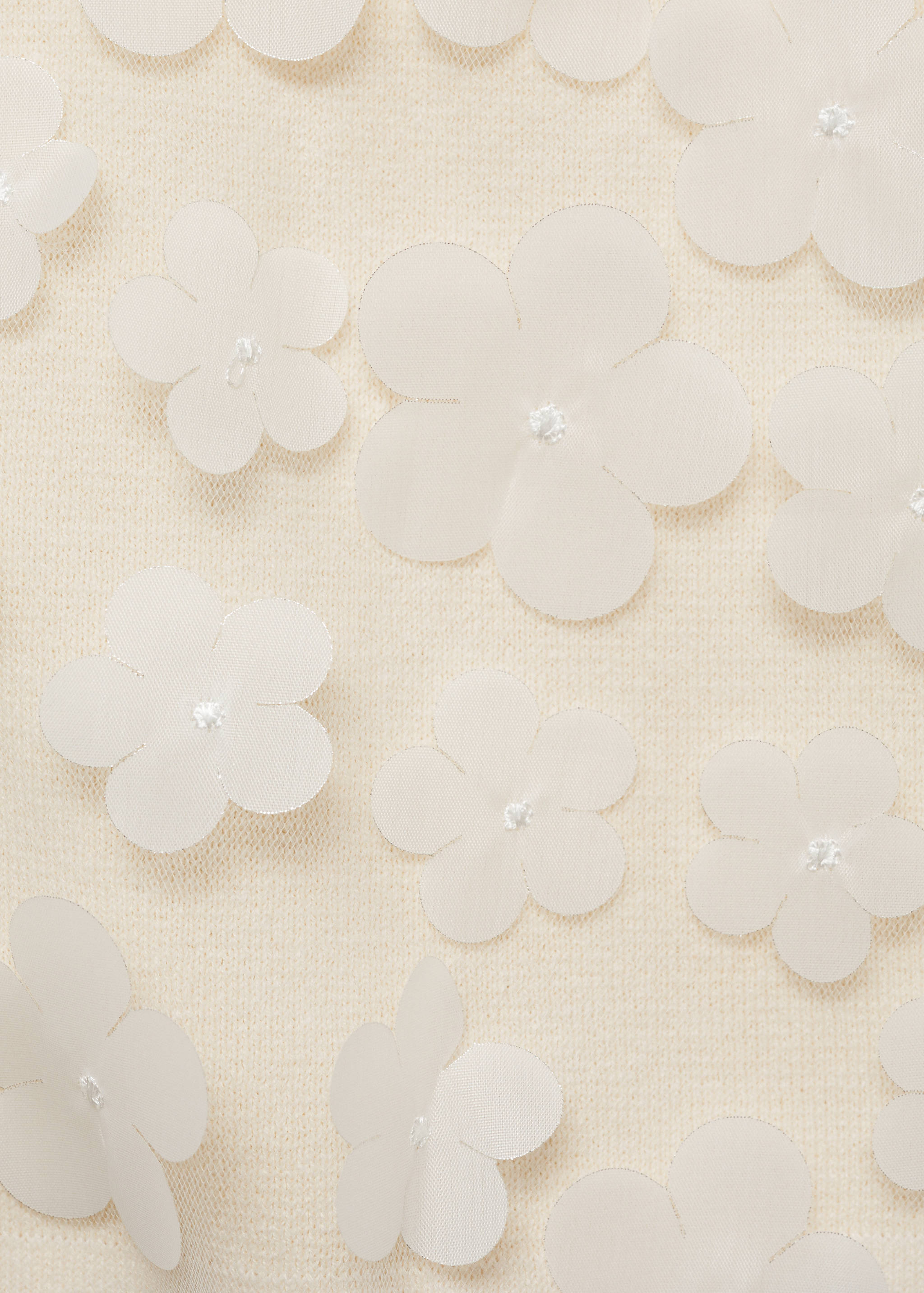 Embossed floral top - Details of the article 0