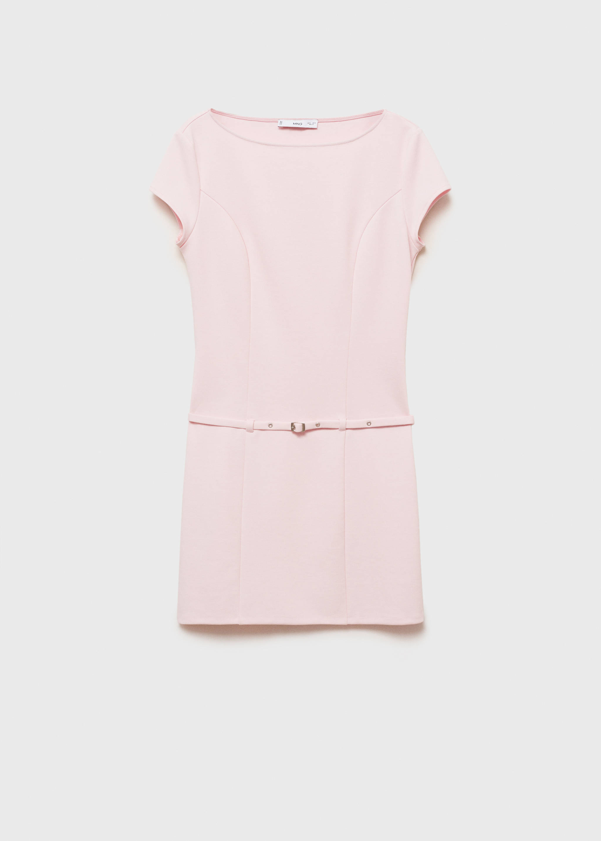 Short belted dress - Article without model