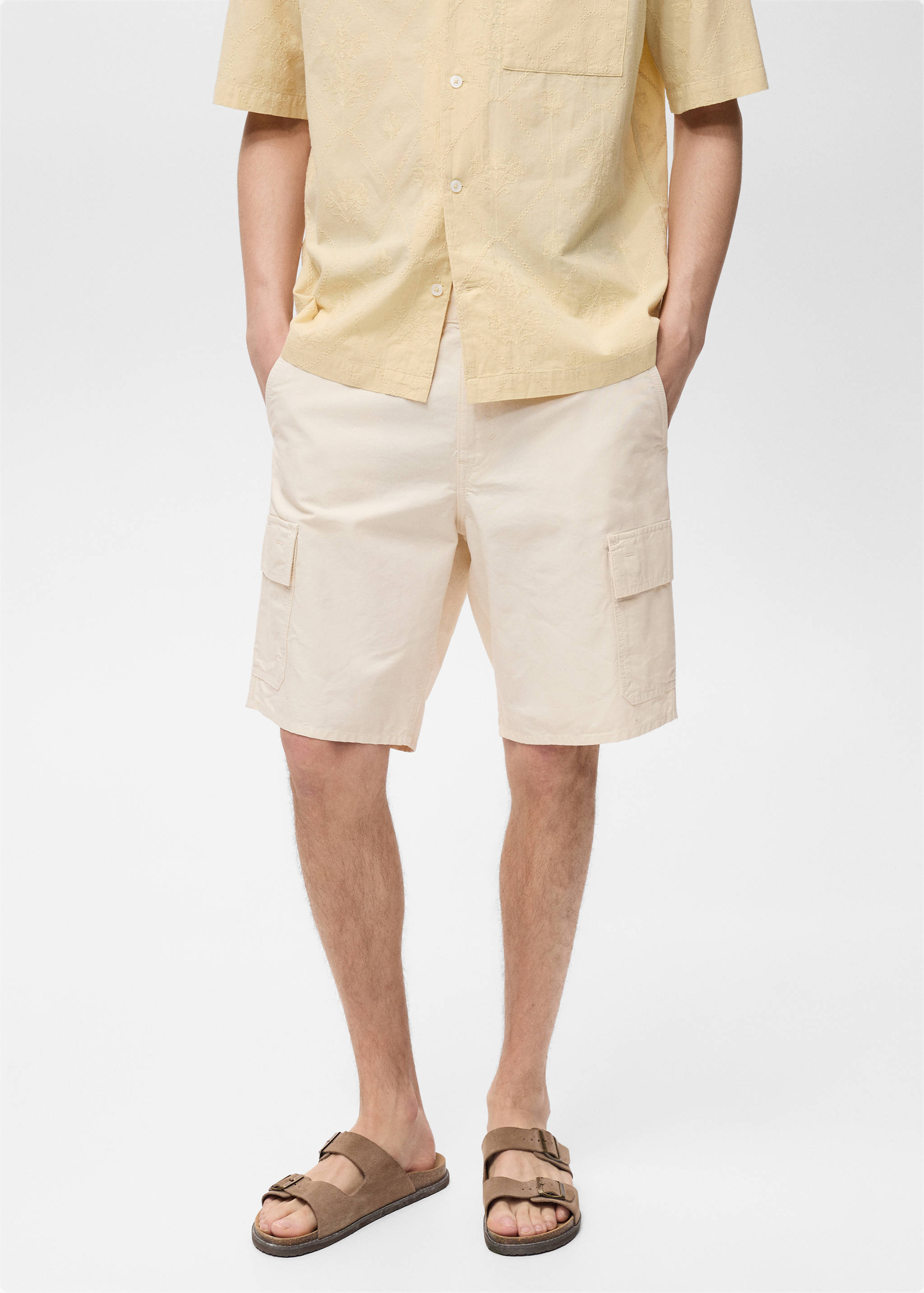 Cargo Bermuda shorts - Medium plane