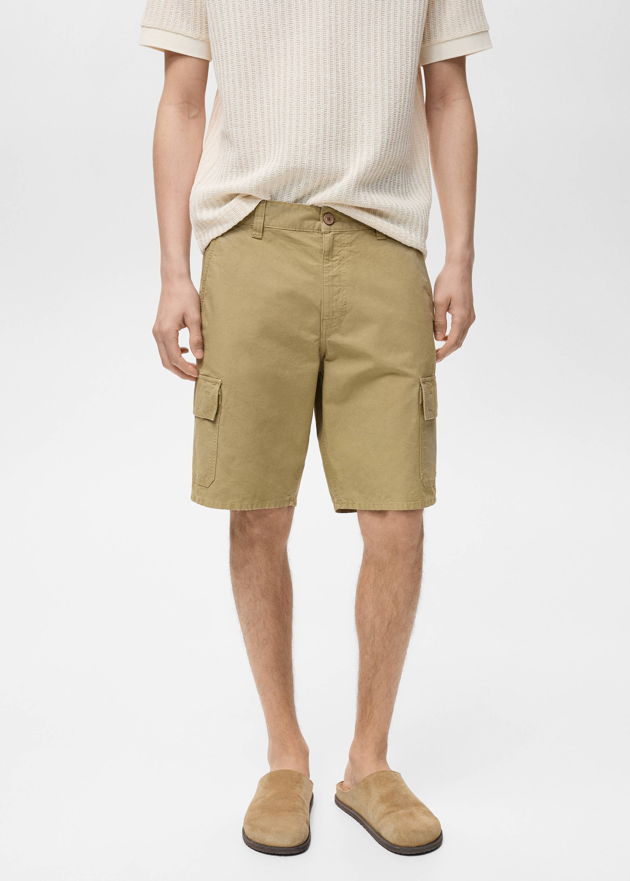 Cargo Bermuda shorts - Medium plane