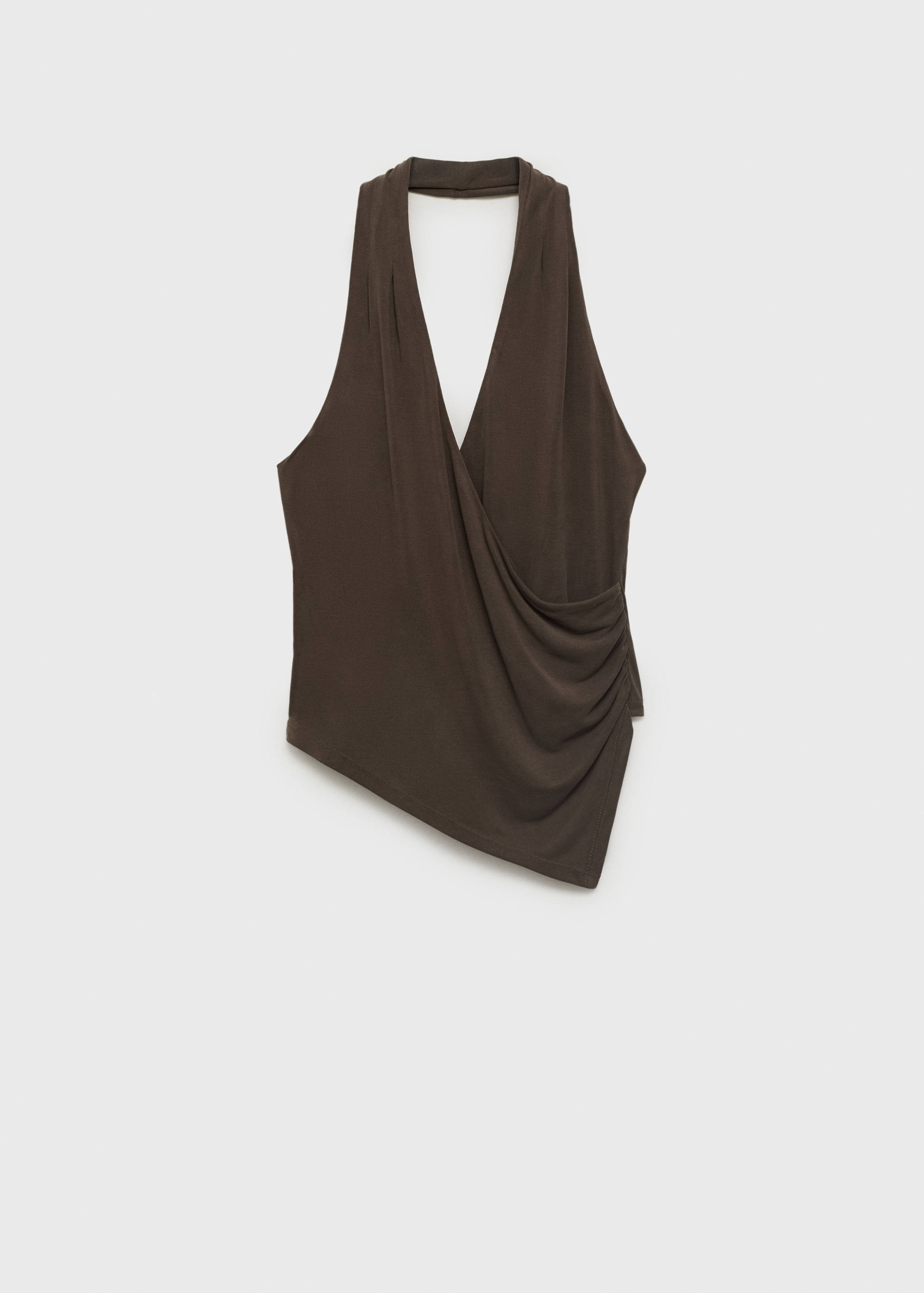 Halter-neck crossover top - Article without model