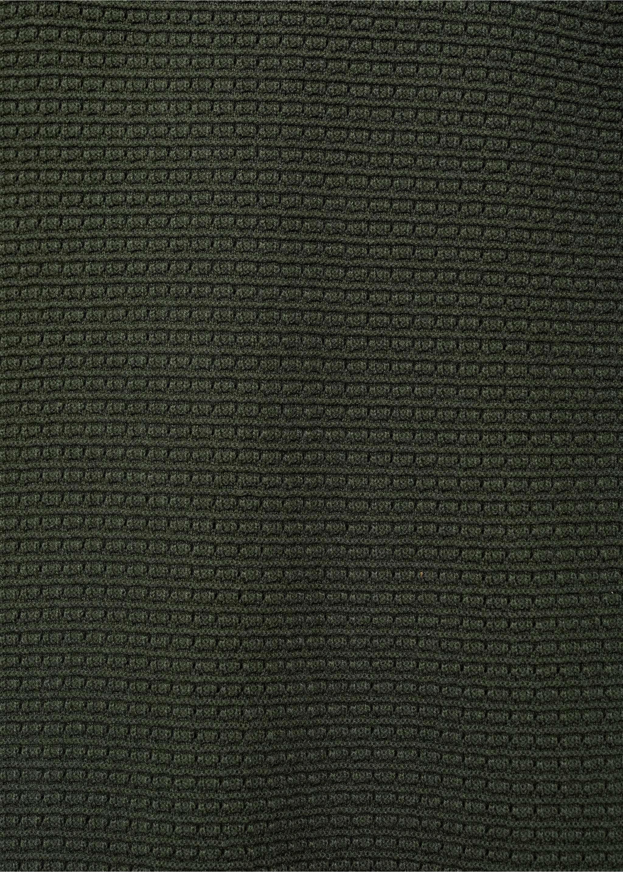 Polo punto algodón calado - Detalle del artículo 0, Khaki. Ref: 87039212-00.