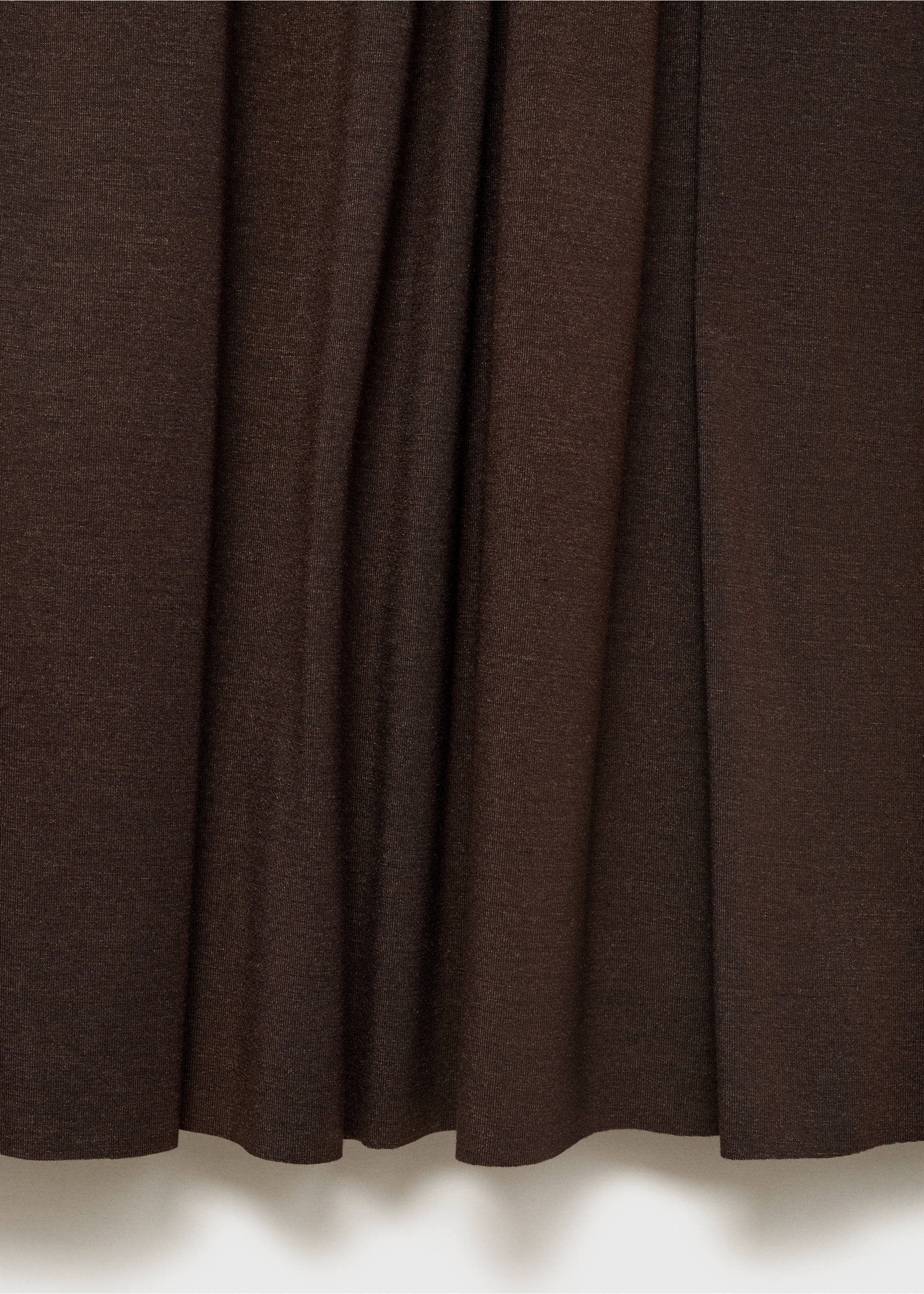 Combined strapless dress - Details of the article 0, Brown. Ref: 87039213-00.