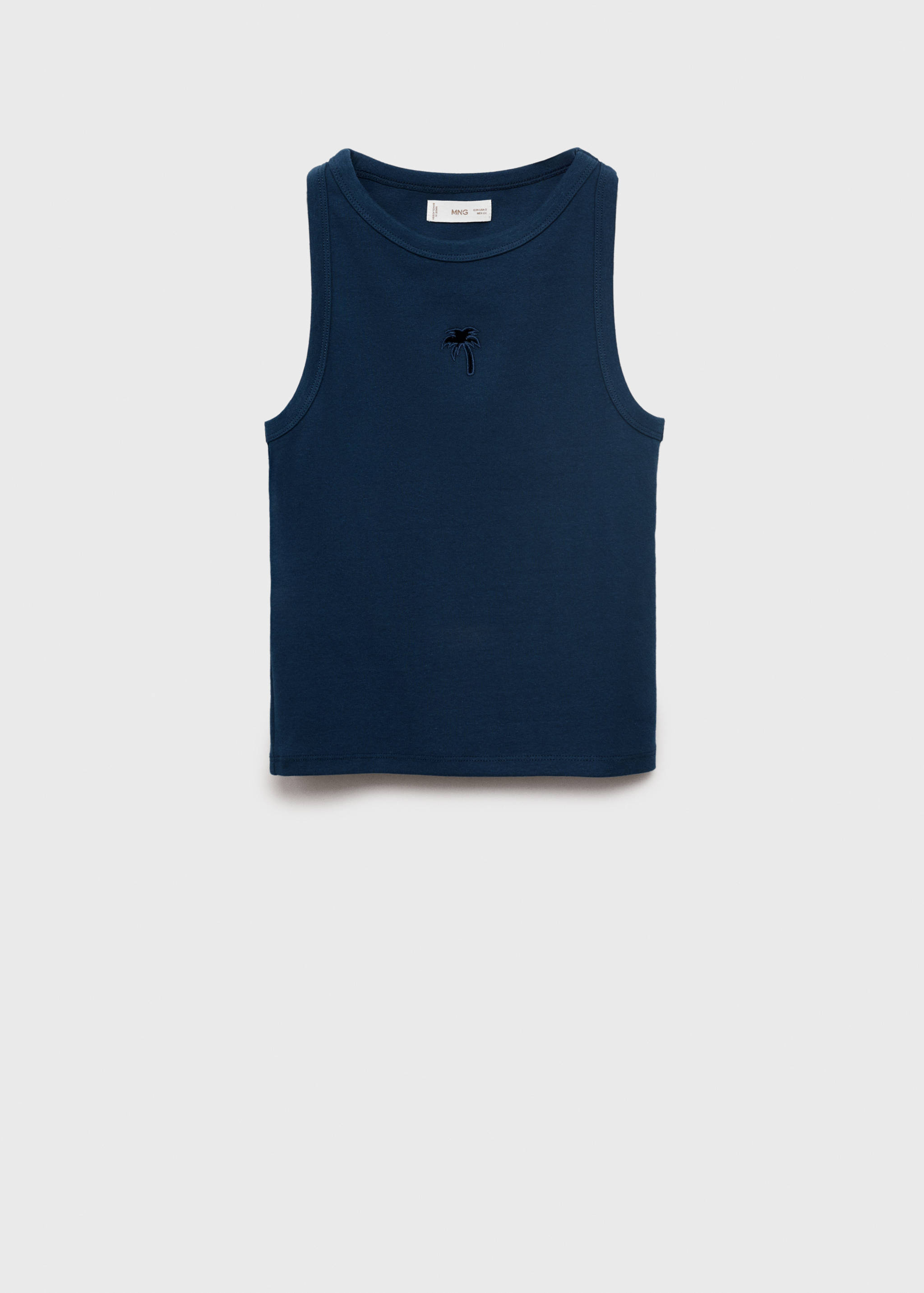 Embroidered strap top - Article without model