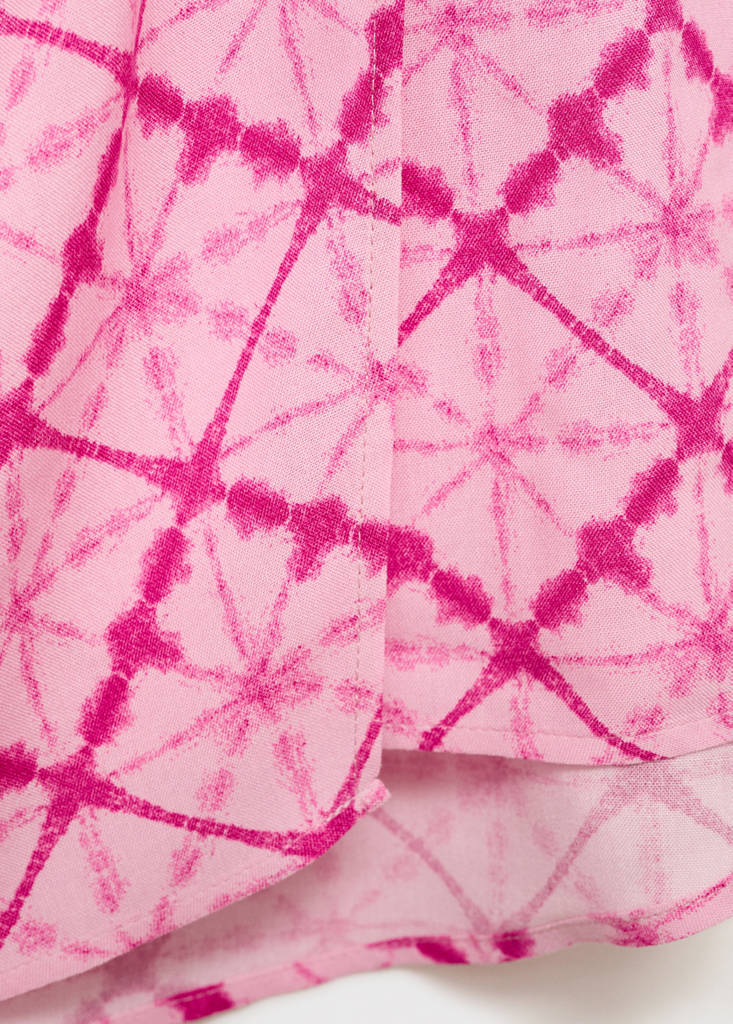 Wrap print skirt — Pink