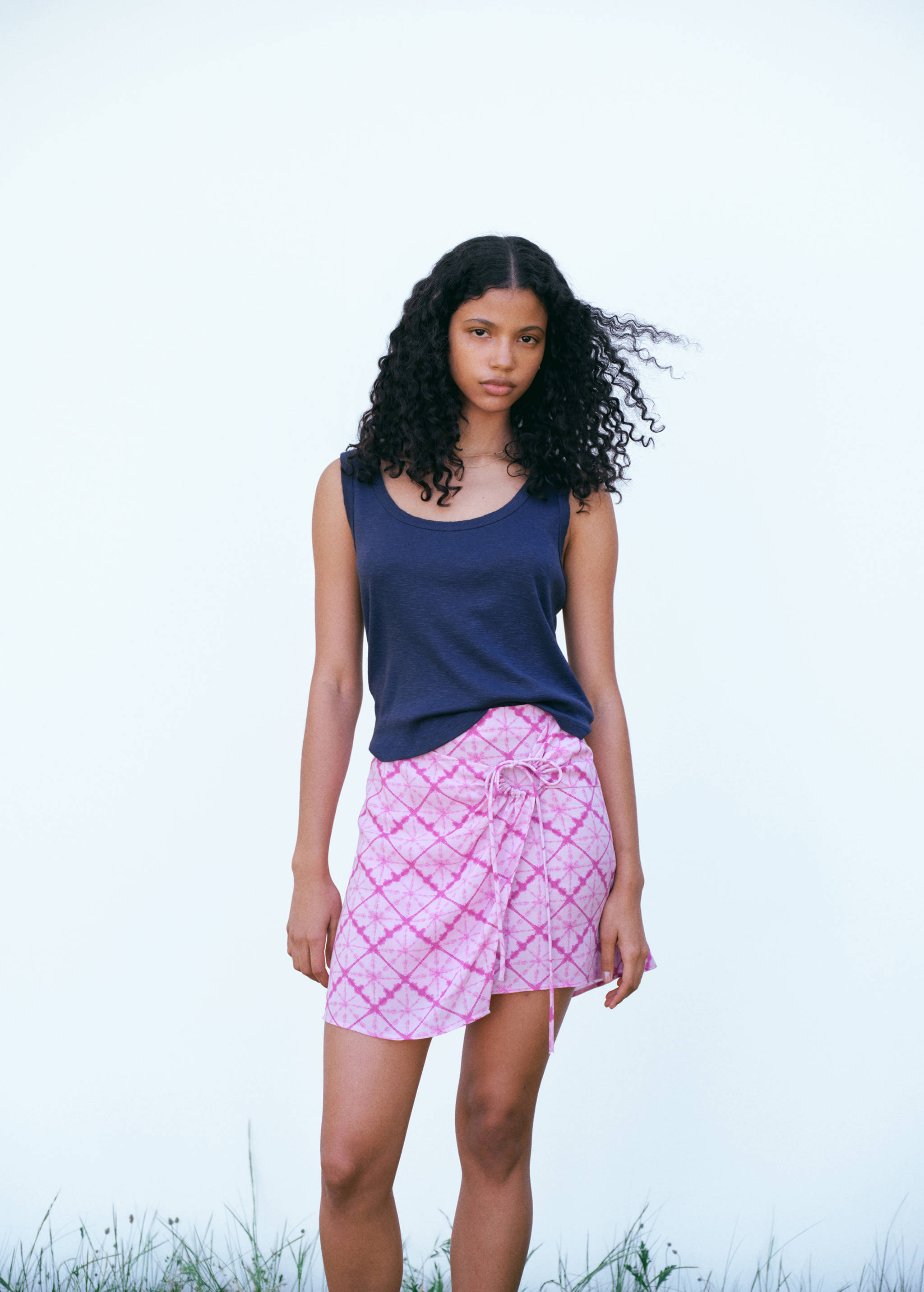 Falda cruzada estampada - Detalle del artículo 5