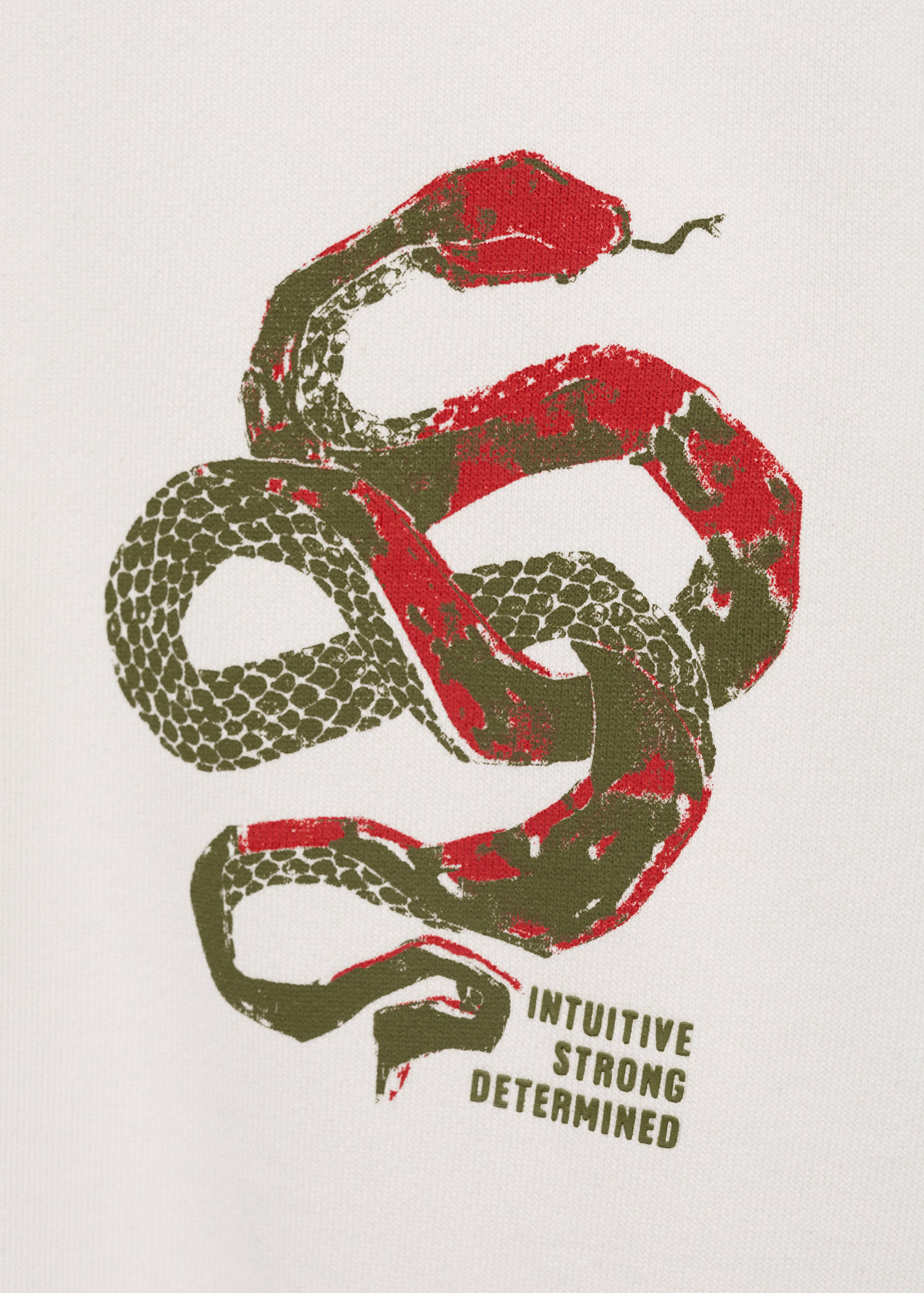 Sudadera 100% algodón estampado gráfico pecho - Detalle del artículo 0