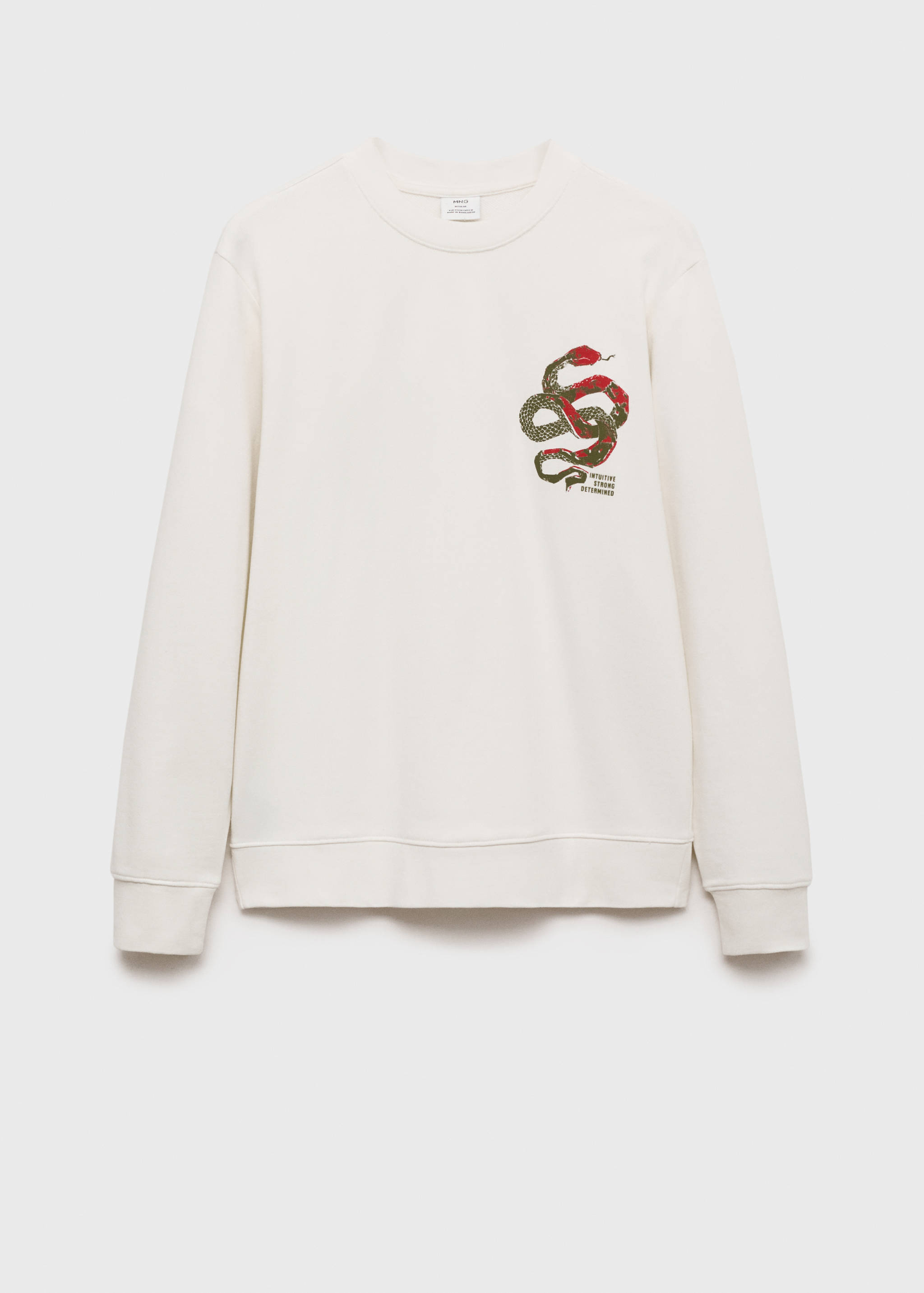 Sudadera 100% algodón estampado gráfico pecho - Artículo sin modelo