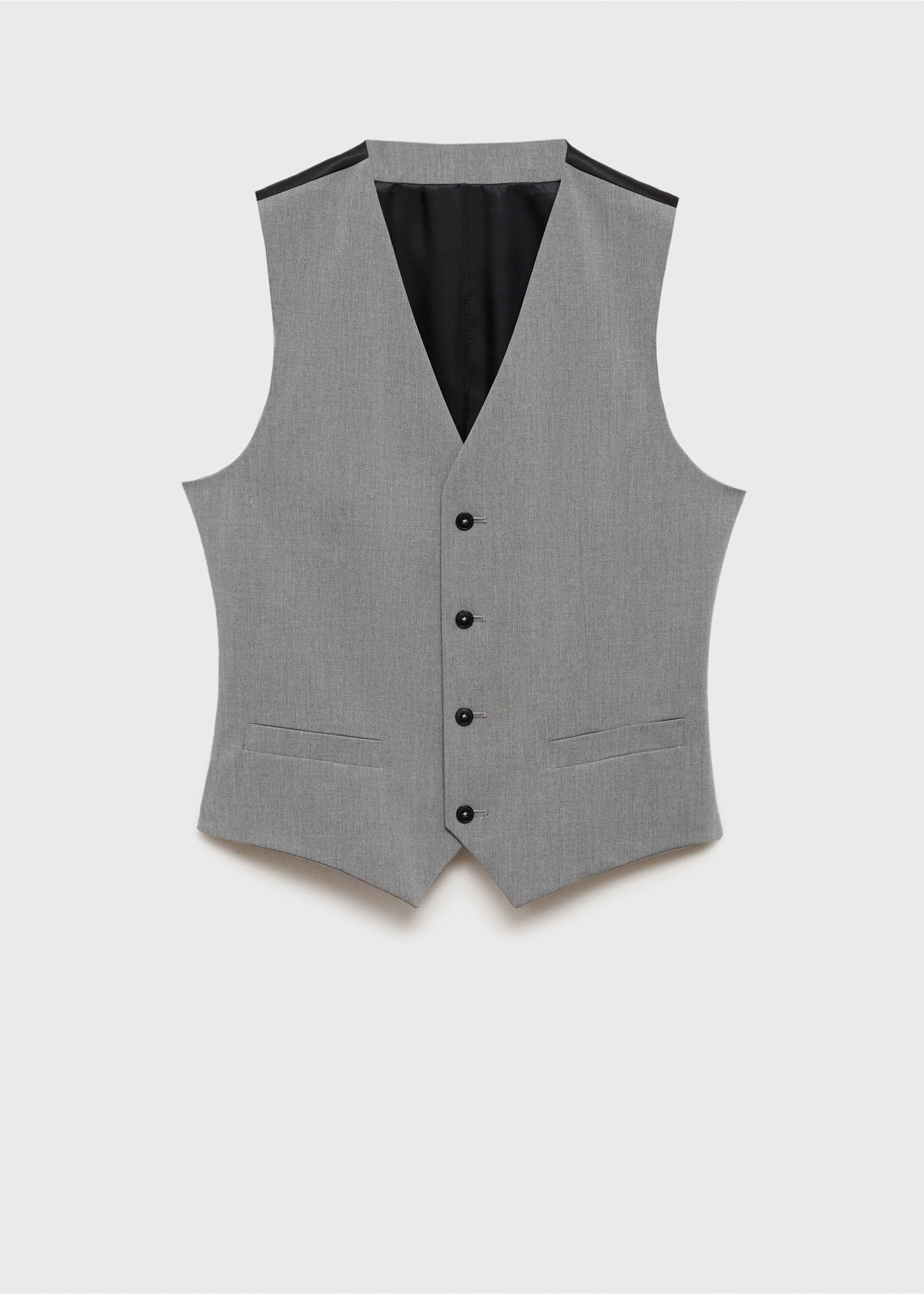 Chaleco traje París super slim fit - Artículo sin modelo, Gris. Ref: 87040253-00.