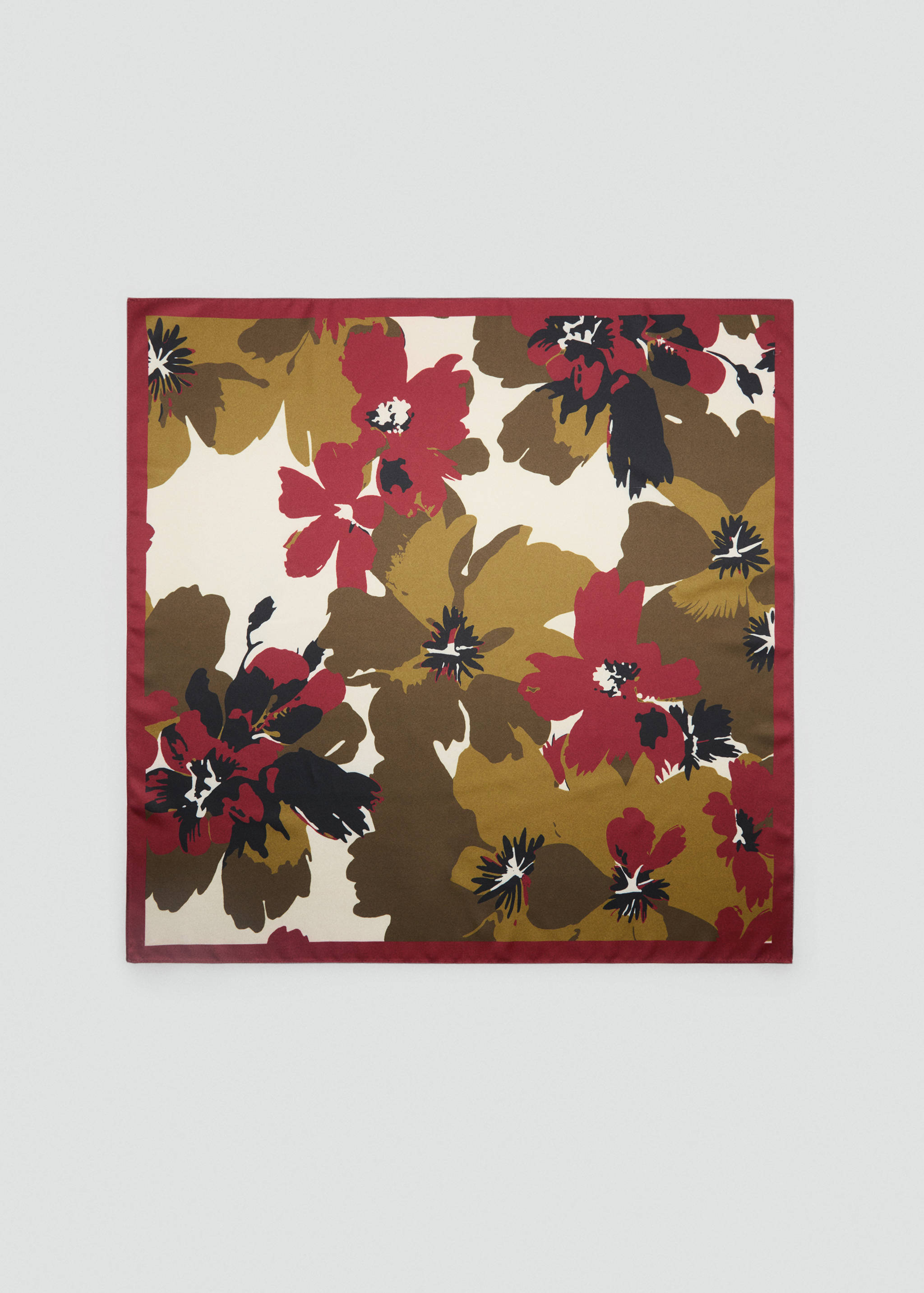 Floral print scarf - Article without model