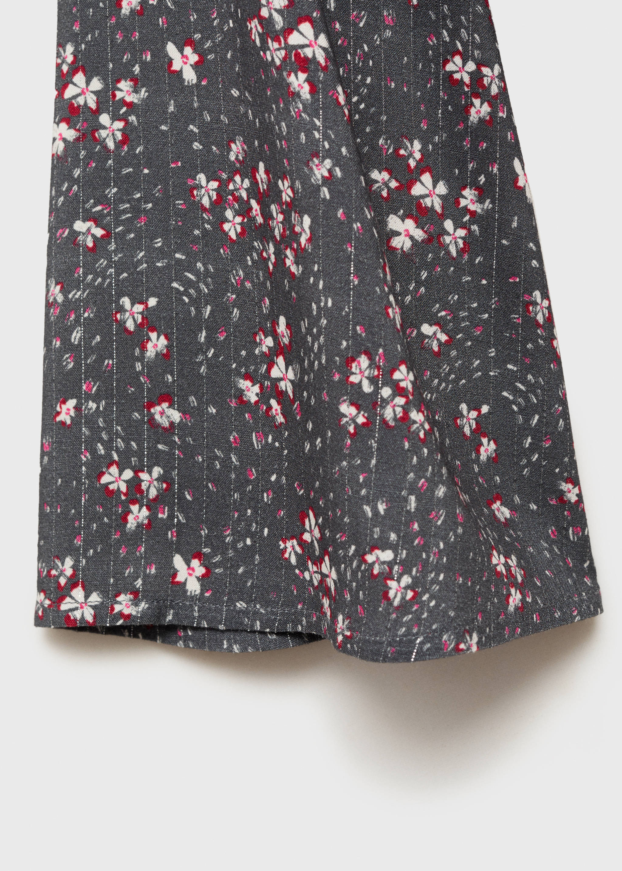 Asymmetrical printed blouse - Details of the article 0