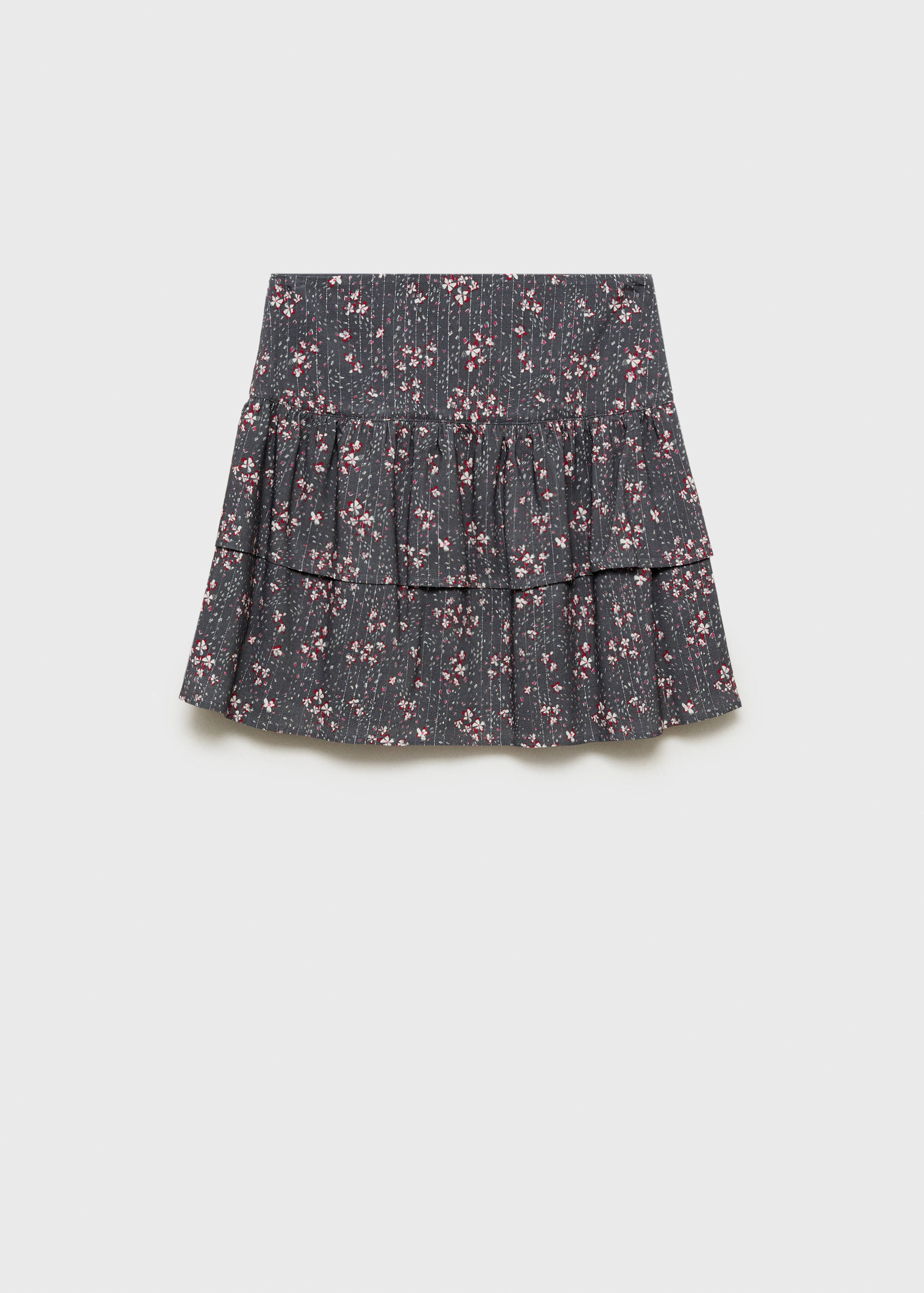 Printed skirt with ruffles - Article without model