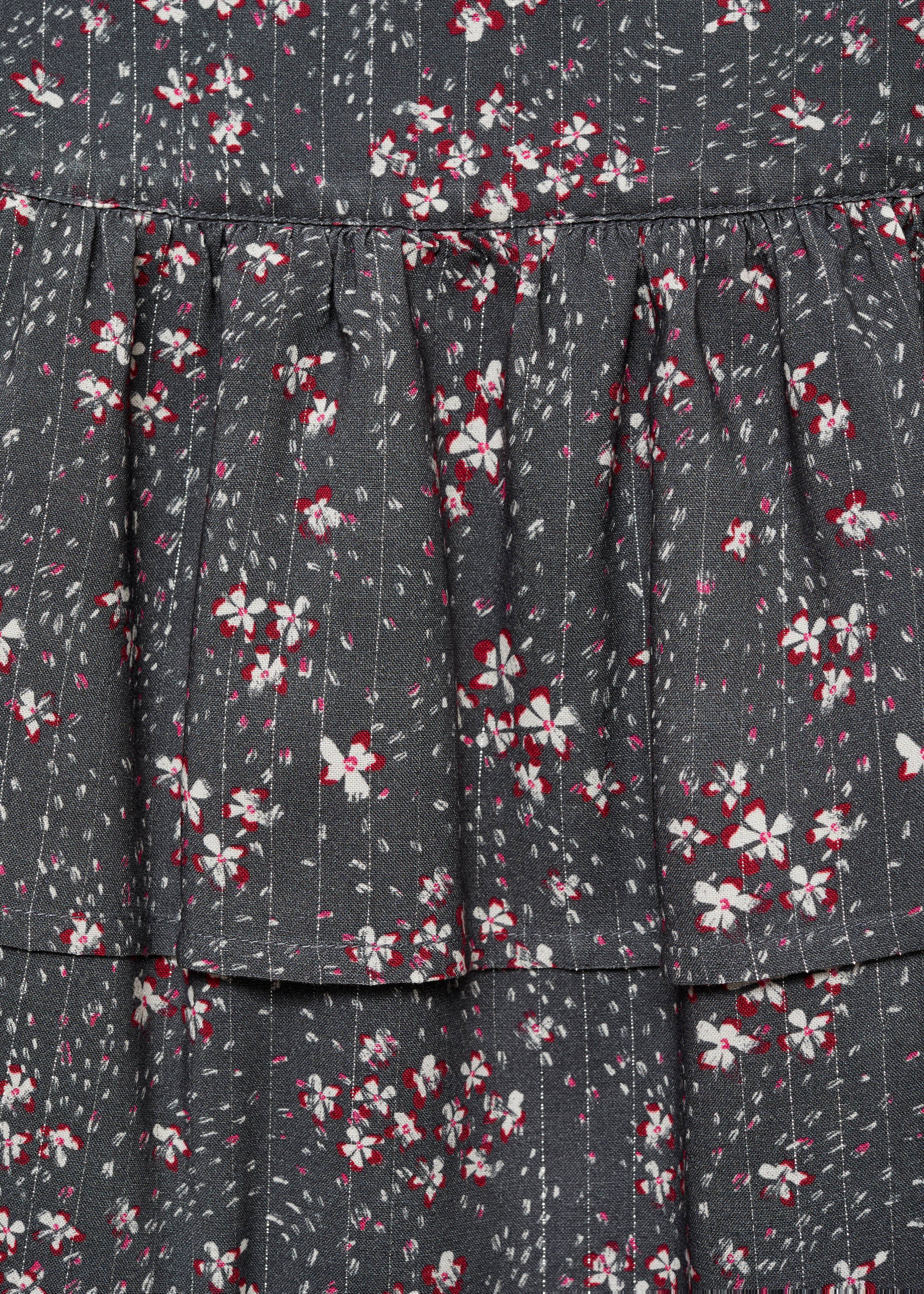 Printed skirt with ruffles - Details of the article 0
