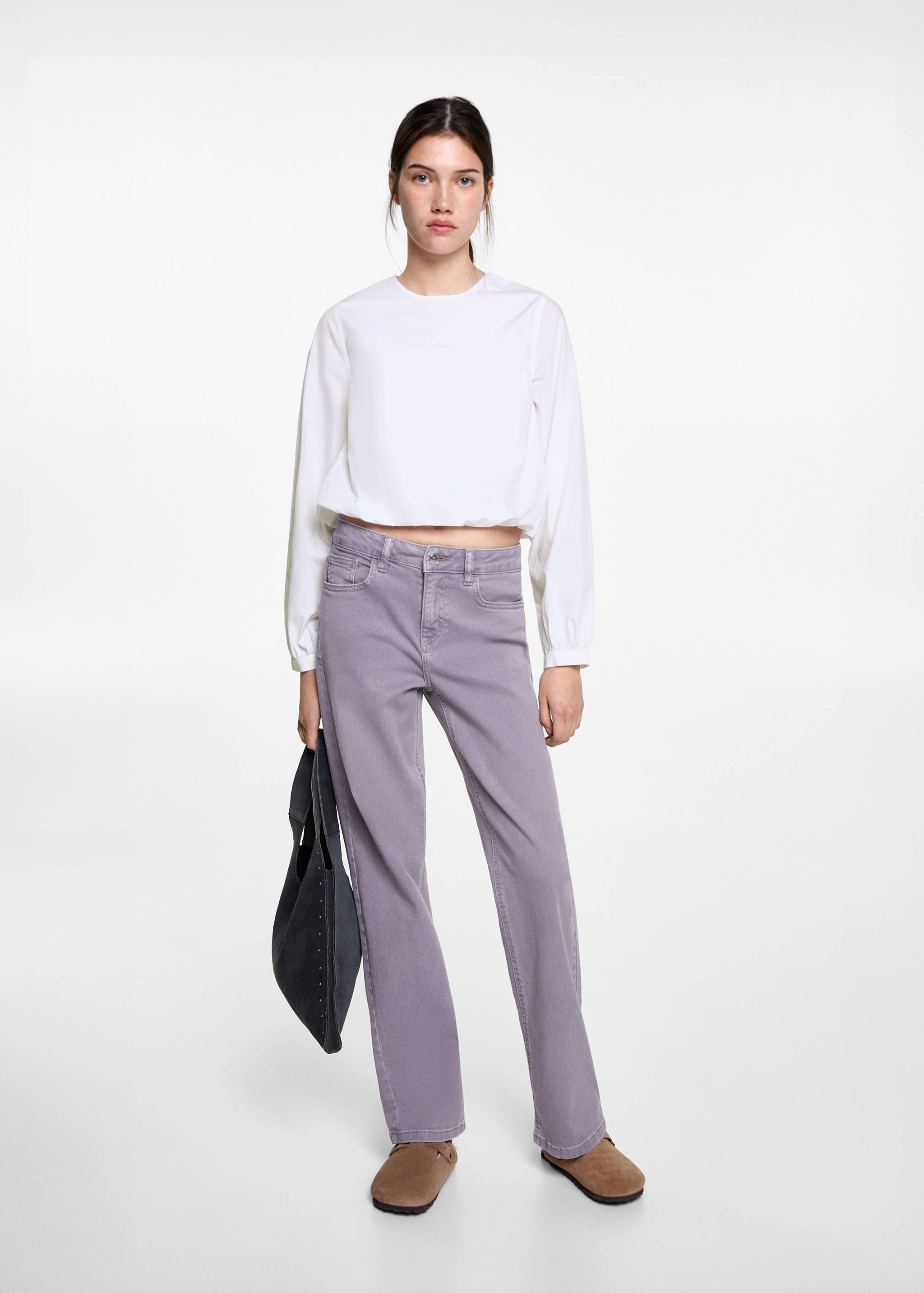 Puffed poplin shirt - General plane