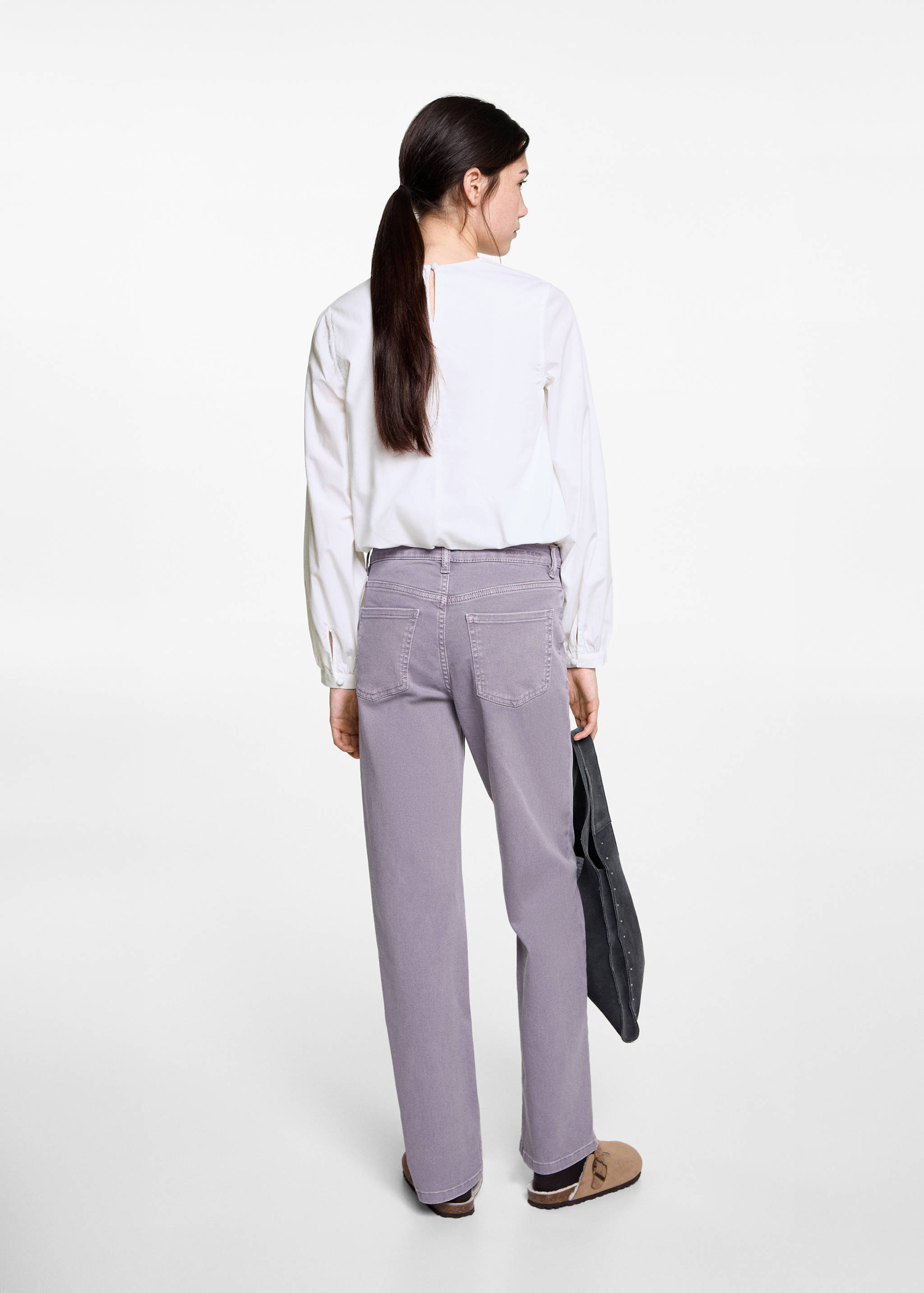 Puffed poplin shirt - Reverse of the article