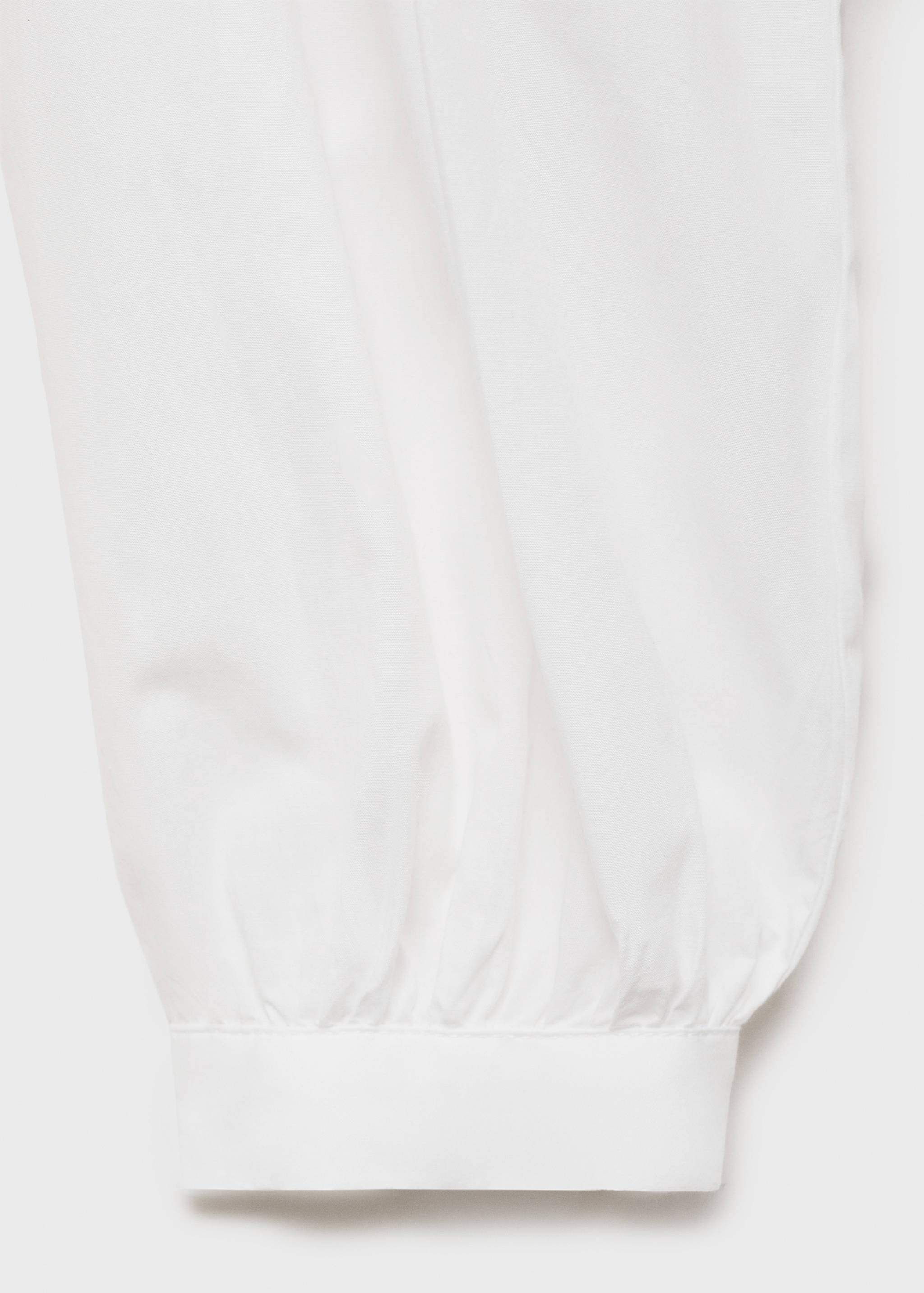 Puffed poplin shirt - Details of the article 0