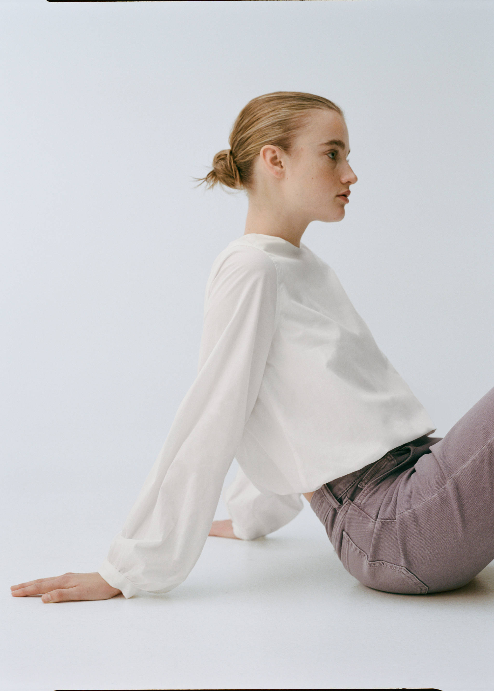 Puffed poplin shirt - Details of the article 5