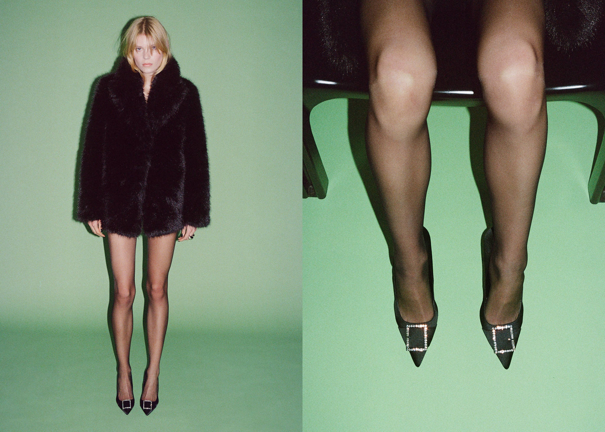 Heeled shoes with buckle - Panoramic plane