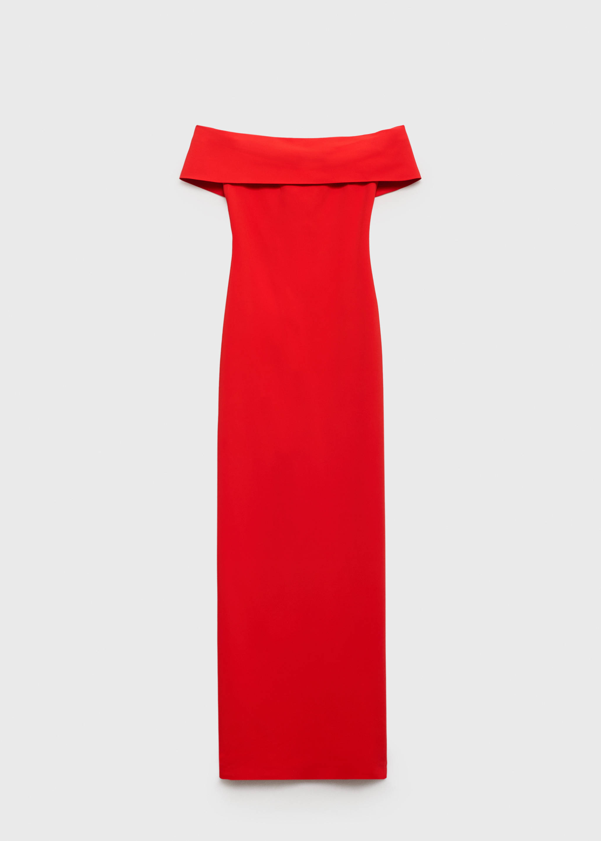 Robe épaules dénudées détail ouverture - Article sans modèle