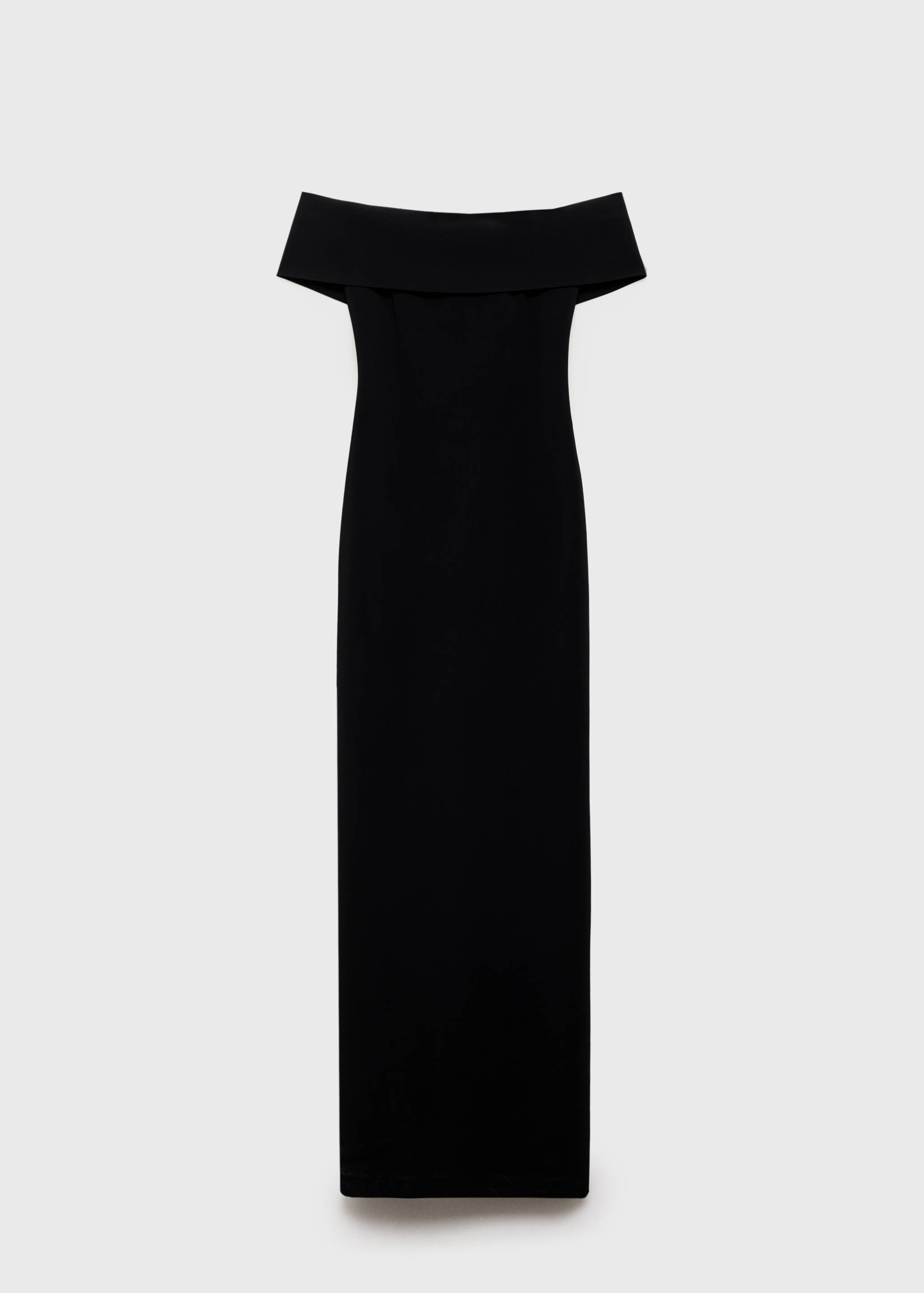 Off-the-shoulder dress with slit detail - Article without model