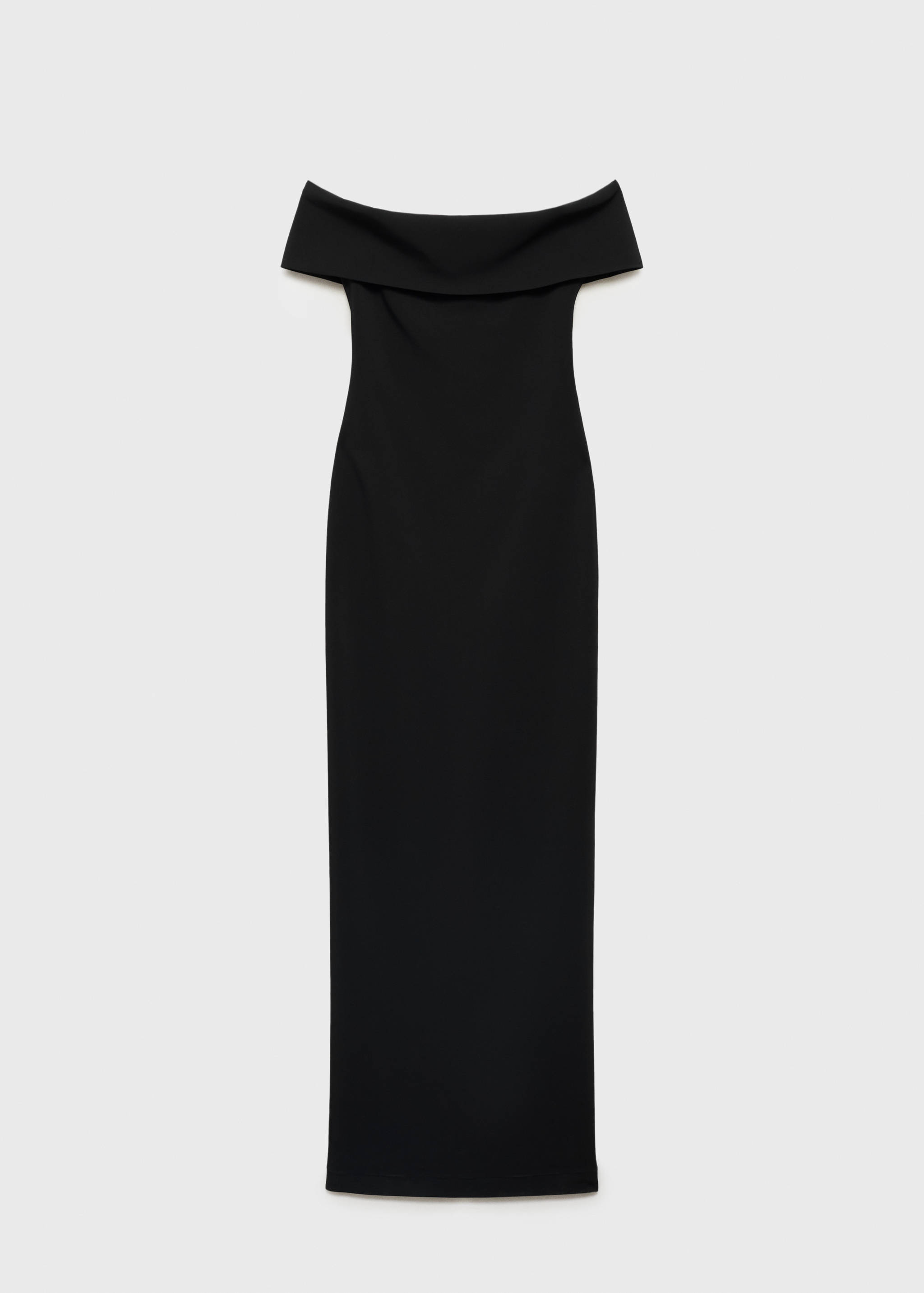 Off-the-shoulder dress with slit detail - Article without model