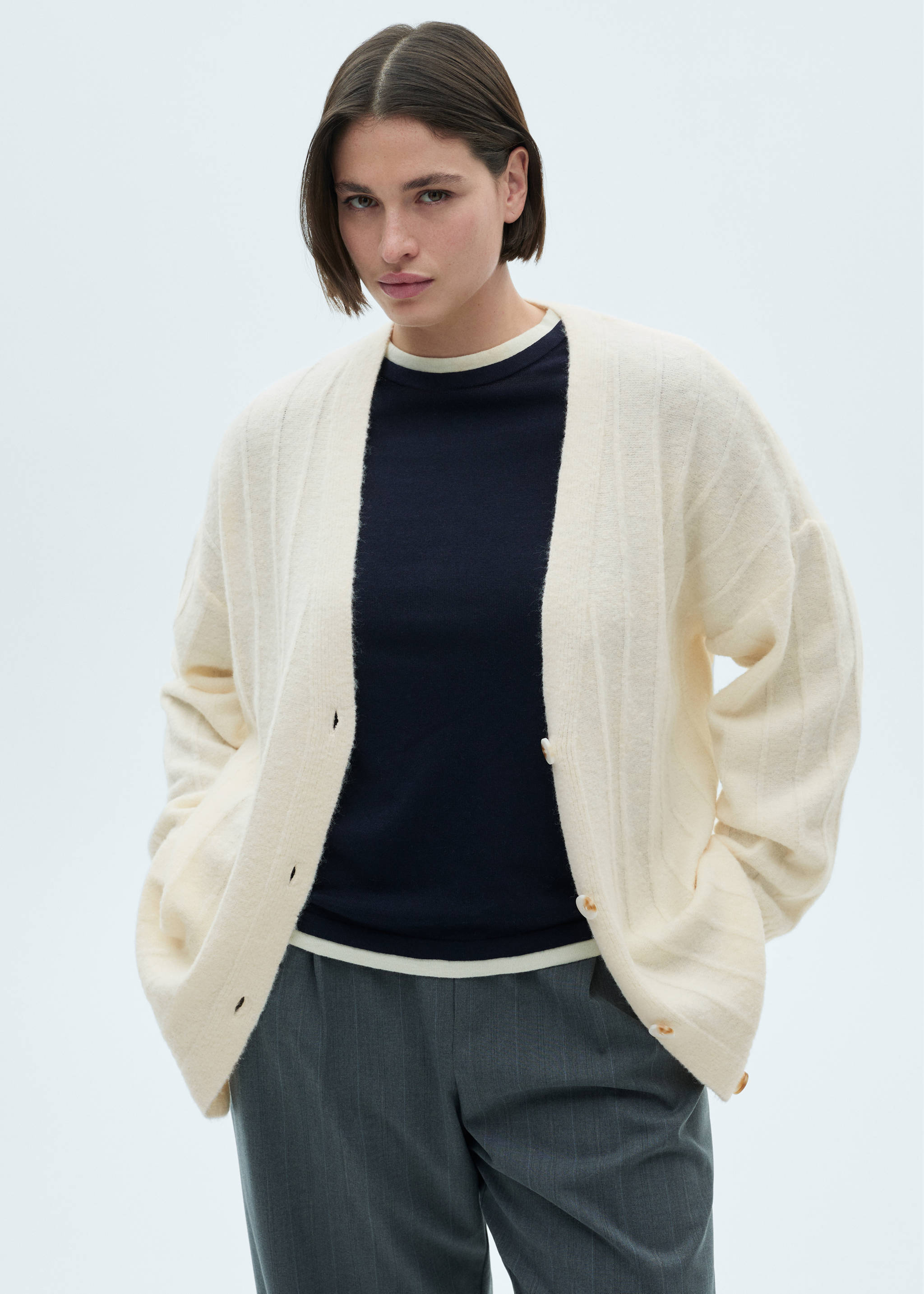 Cardigan long à boutons - Détail de l'article 5