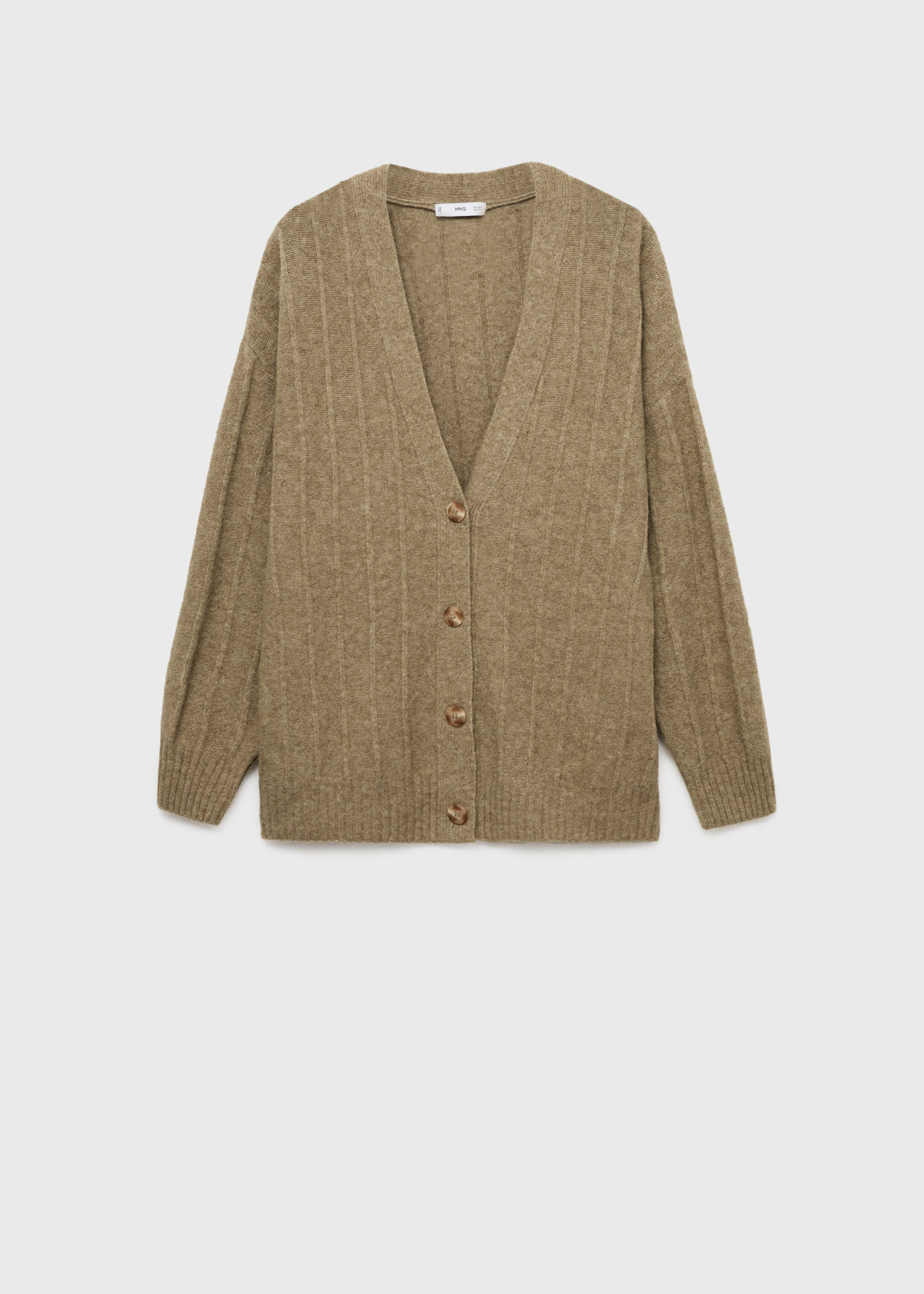 Cardigan long à boutons - Article sans modèle