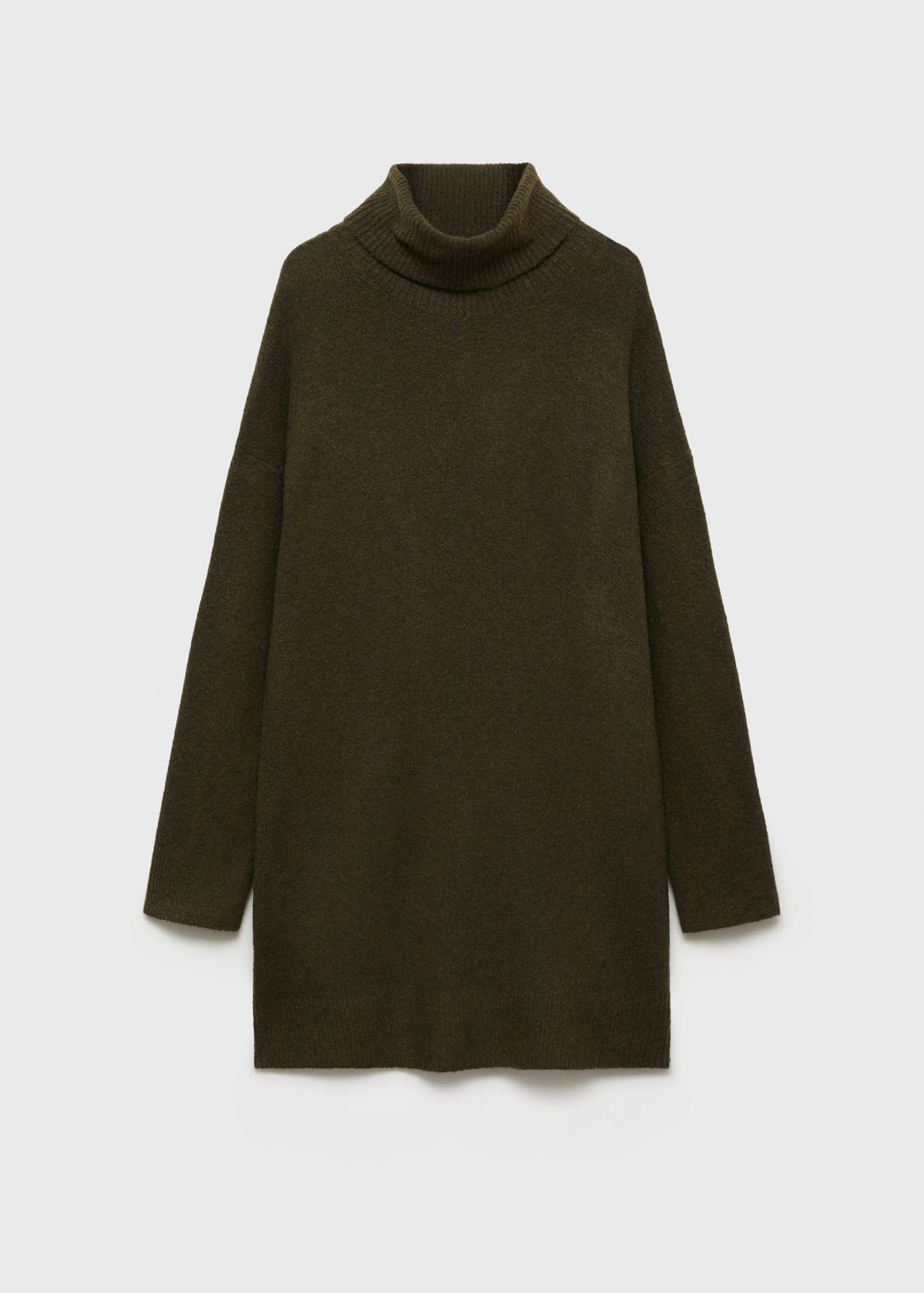 Knitted turtleneck dress - Article without model