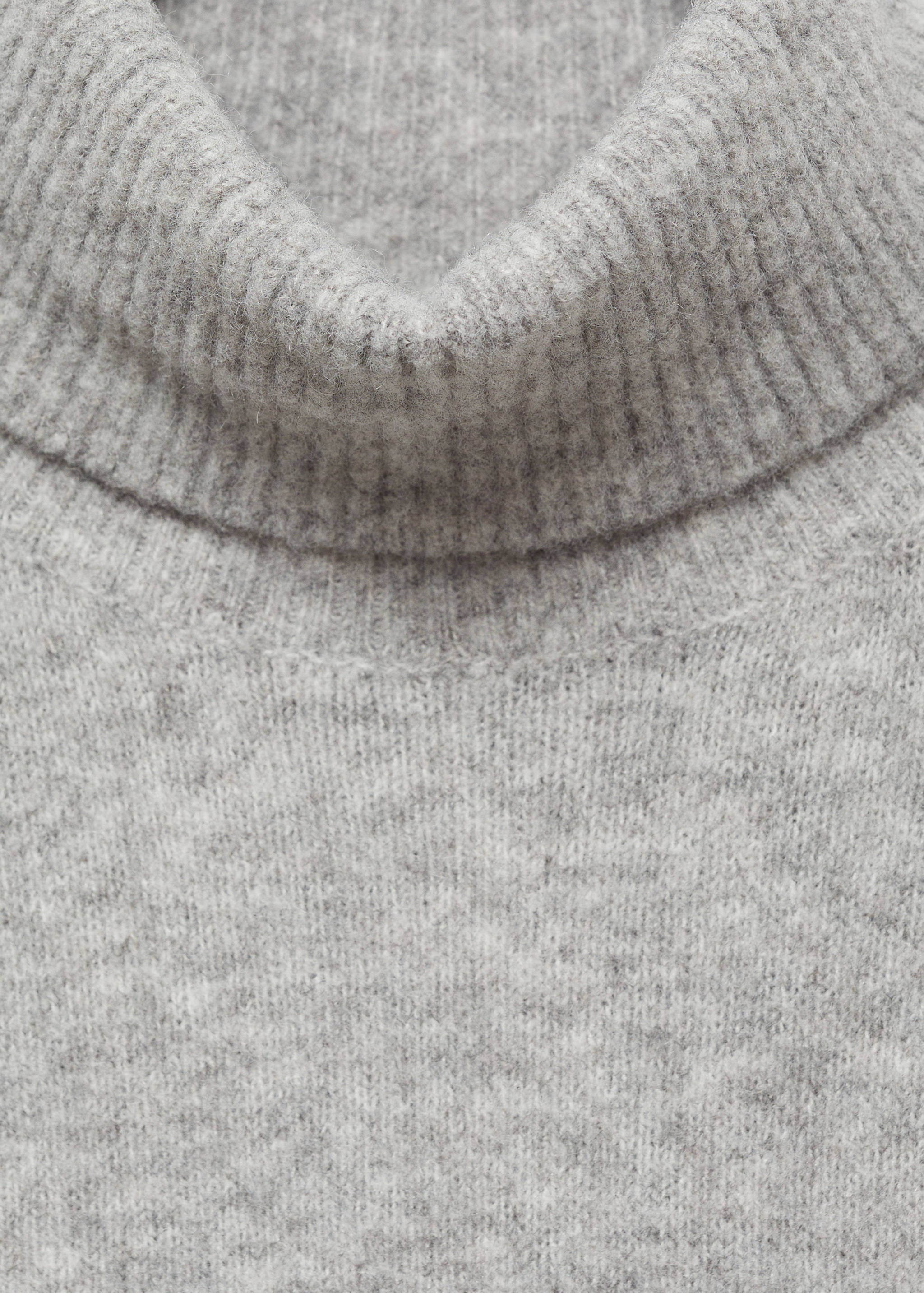 Knitted turtleneck dress - Details of the article 8