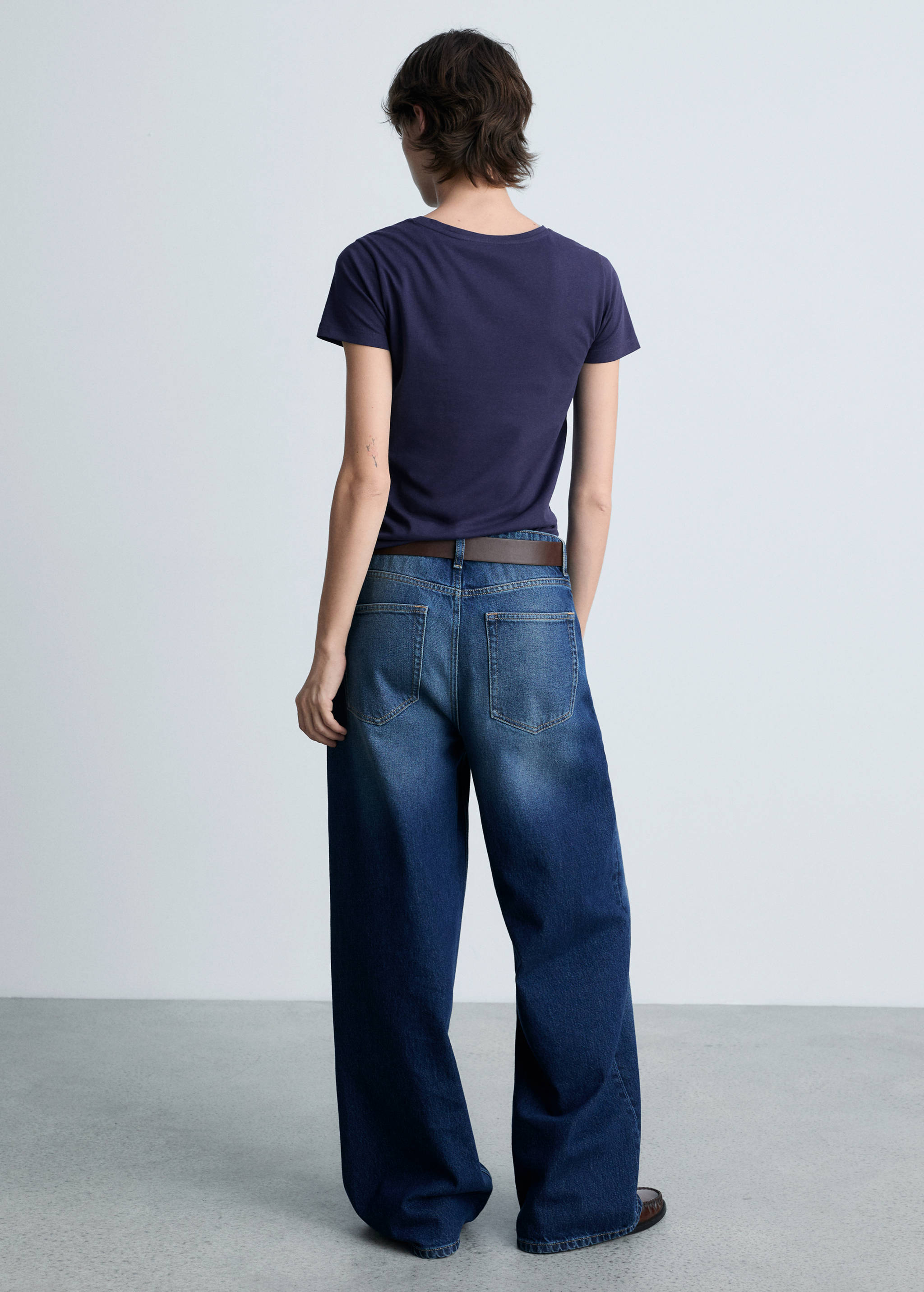 Logo print cotton t-shirt - Reverse of the article