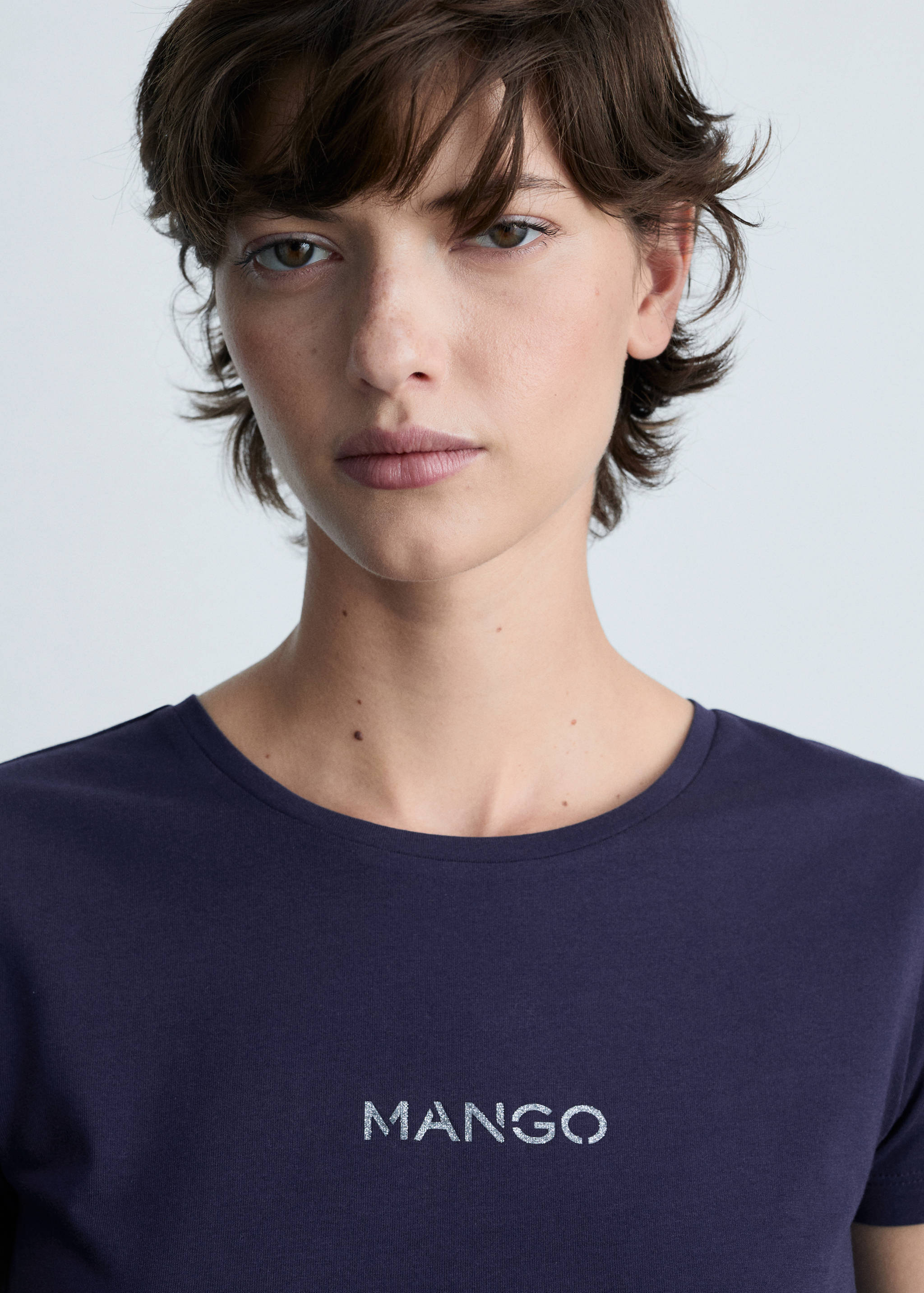 Logo print cotton t-shirt - Details of the article 1