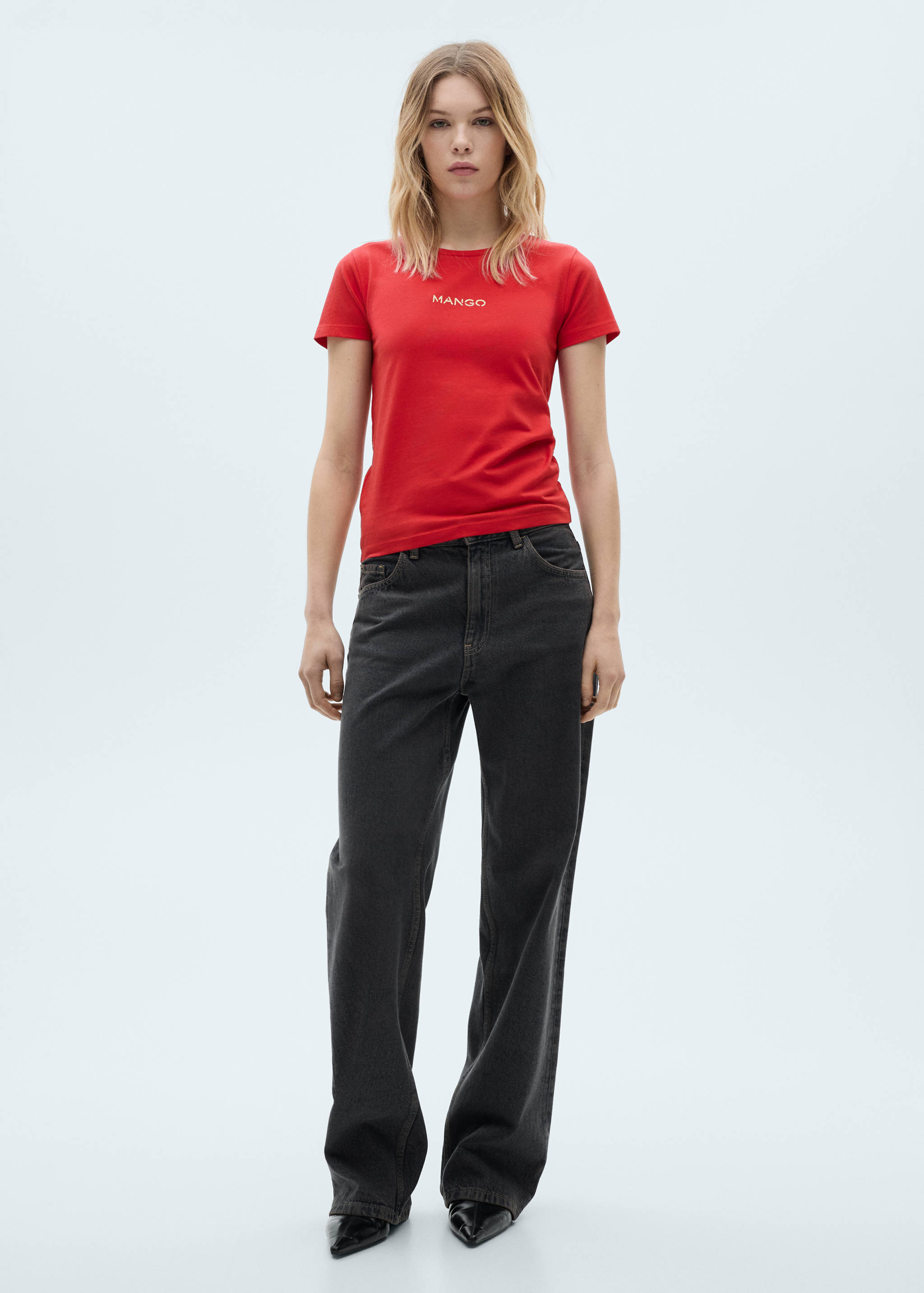 Logo print cotton t-shirt - General plane