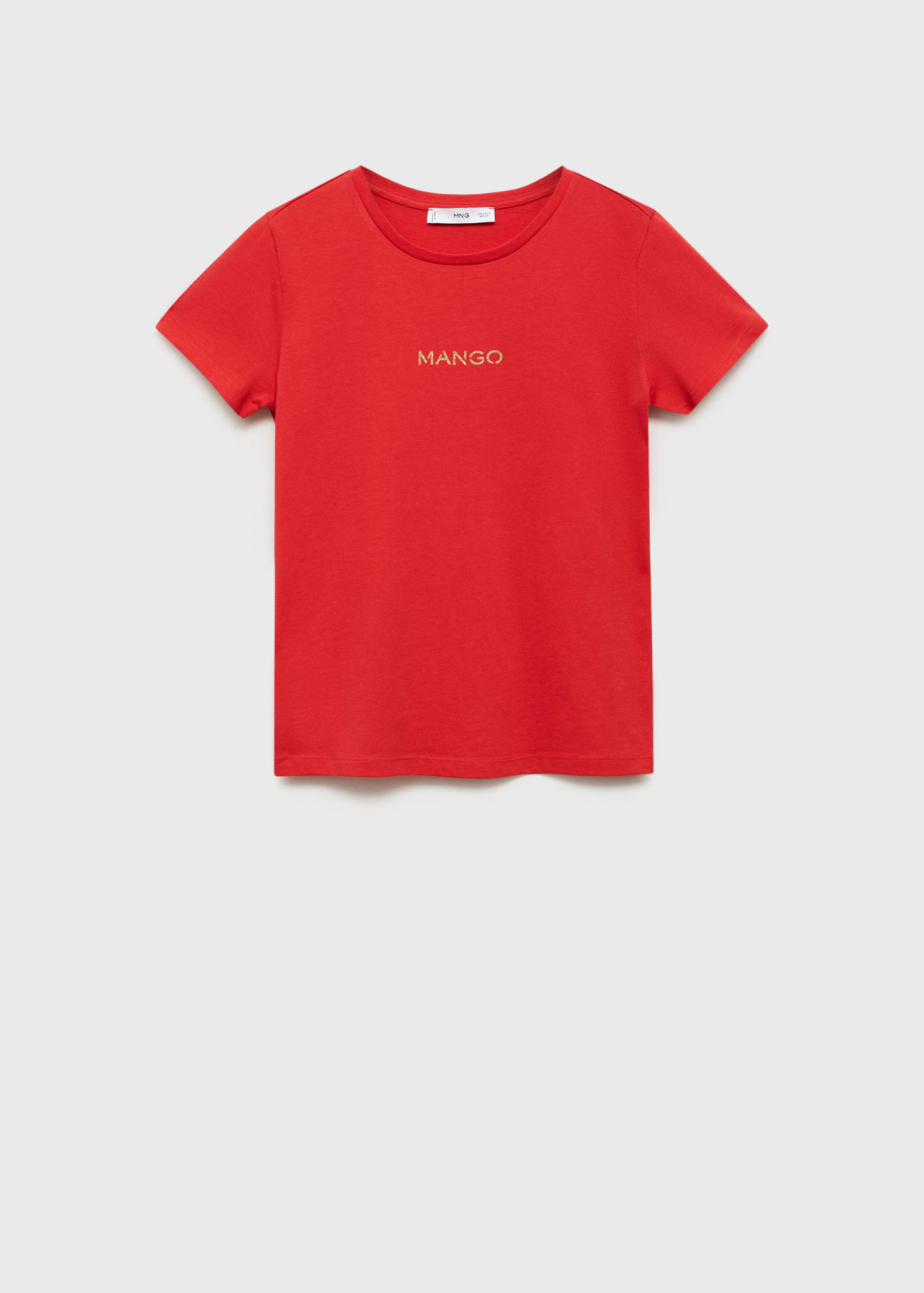 T-shirt coton imprimé logo - Article sans modèle