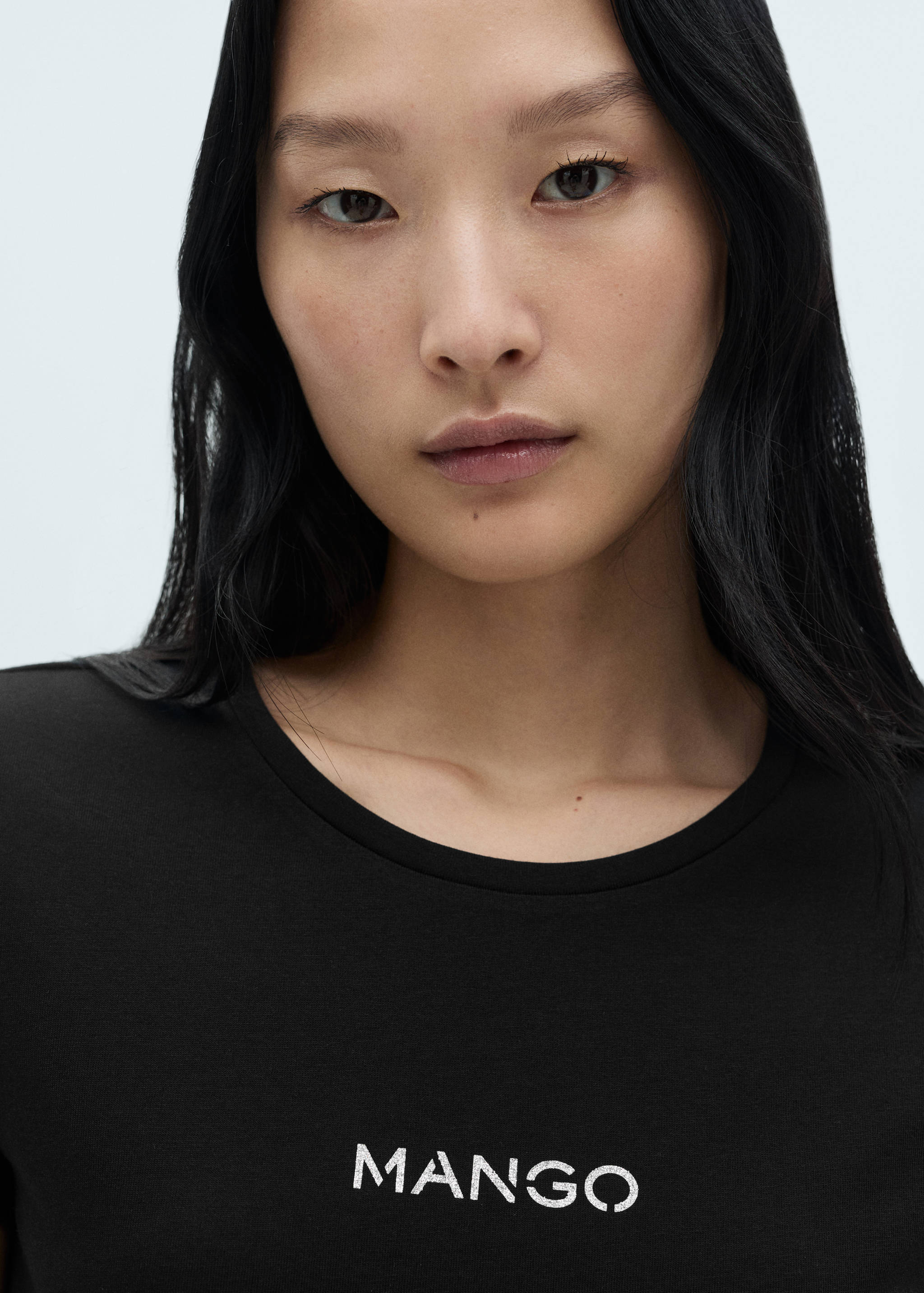 Logo print cotton t-shirt - Details of the article 1