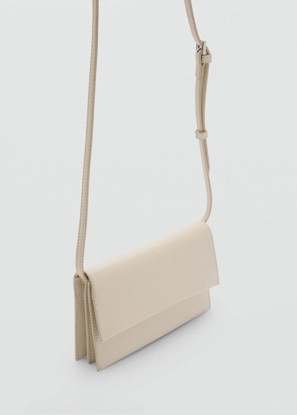 Crossbody bag with flap — Off White